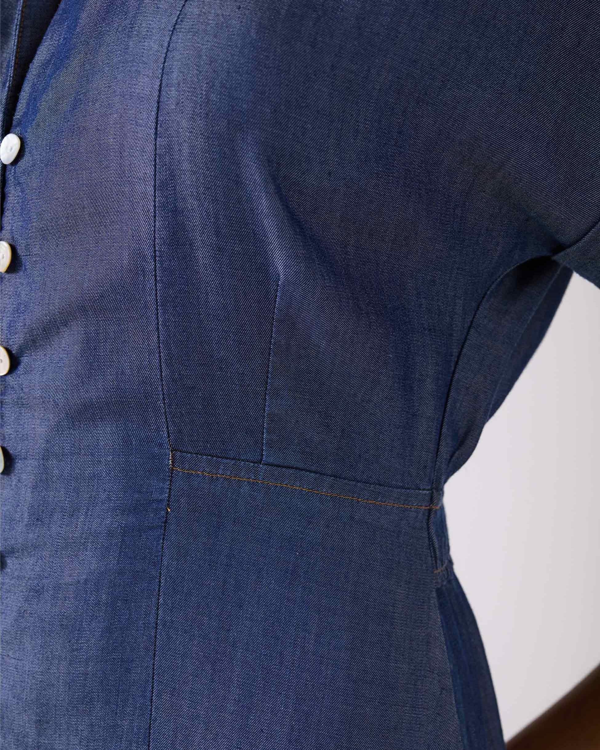 Capri Denim Tencel Dress - Dark Denim