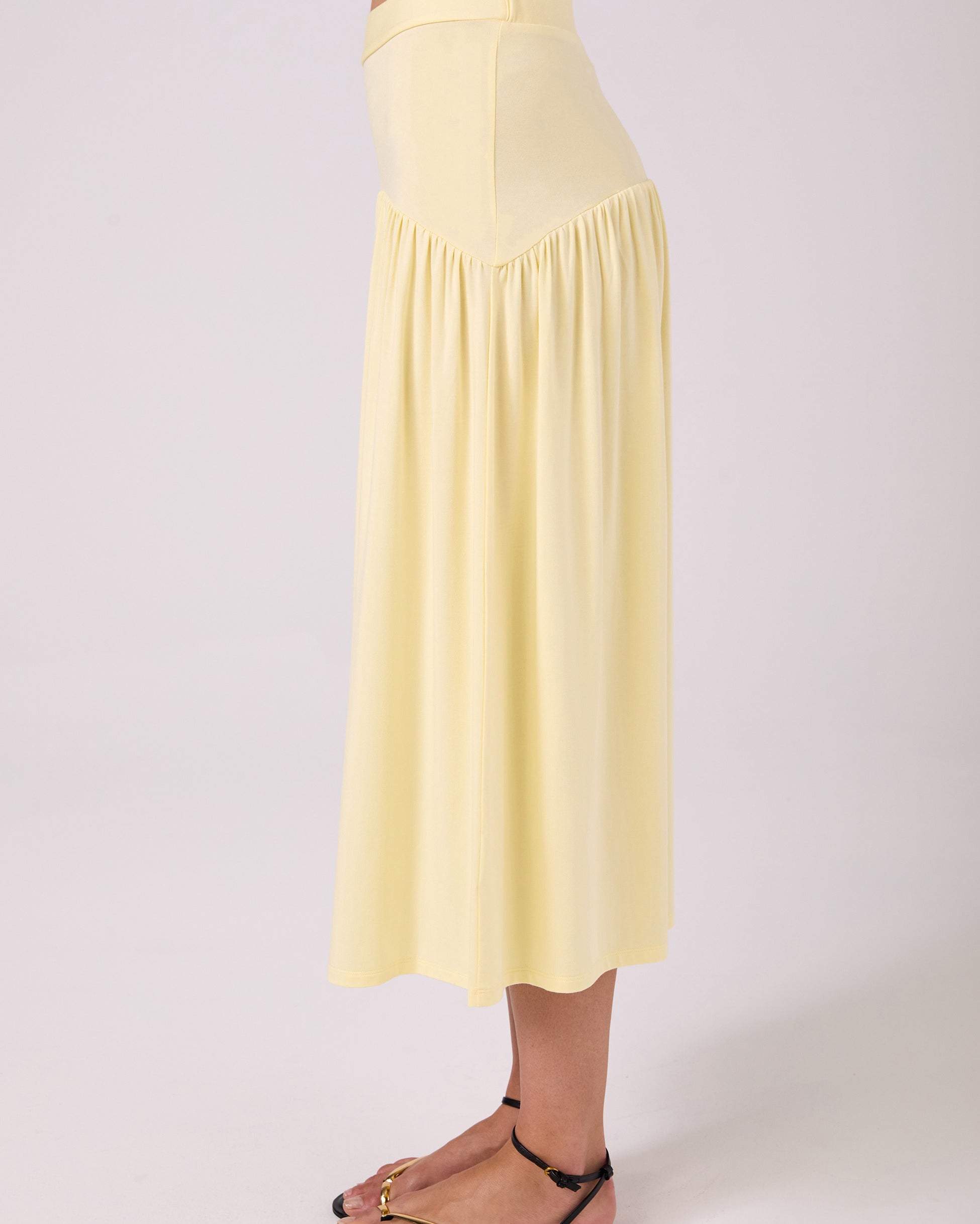 Clara Skirt - Pastel Yellow