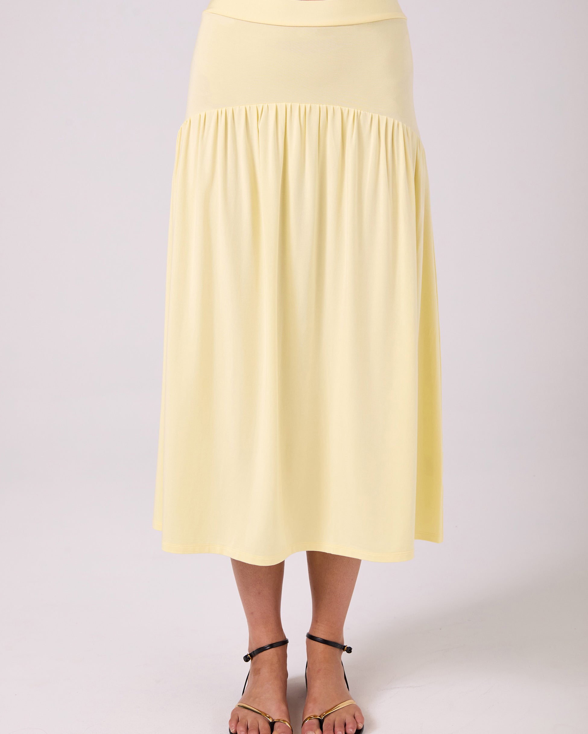 Clara Skirt - Pastel Yellow