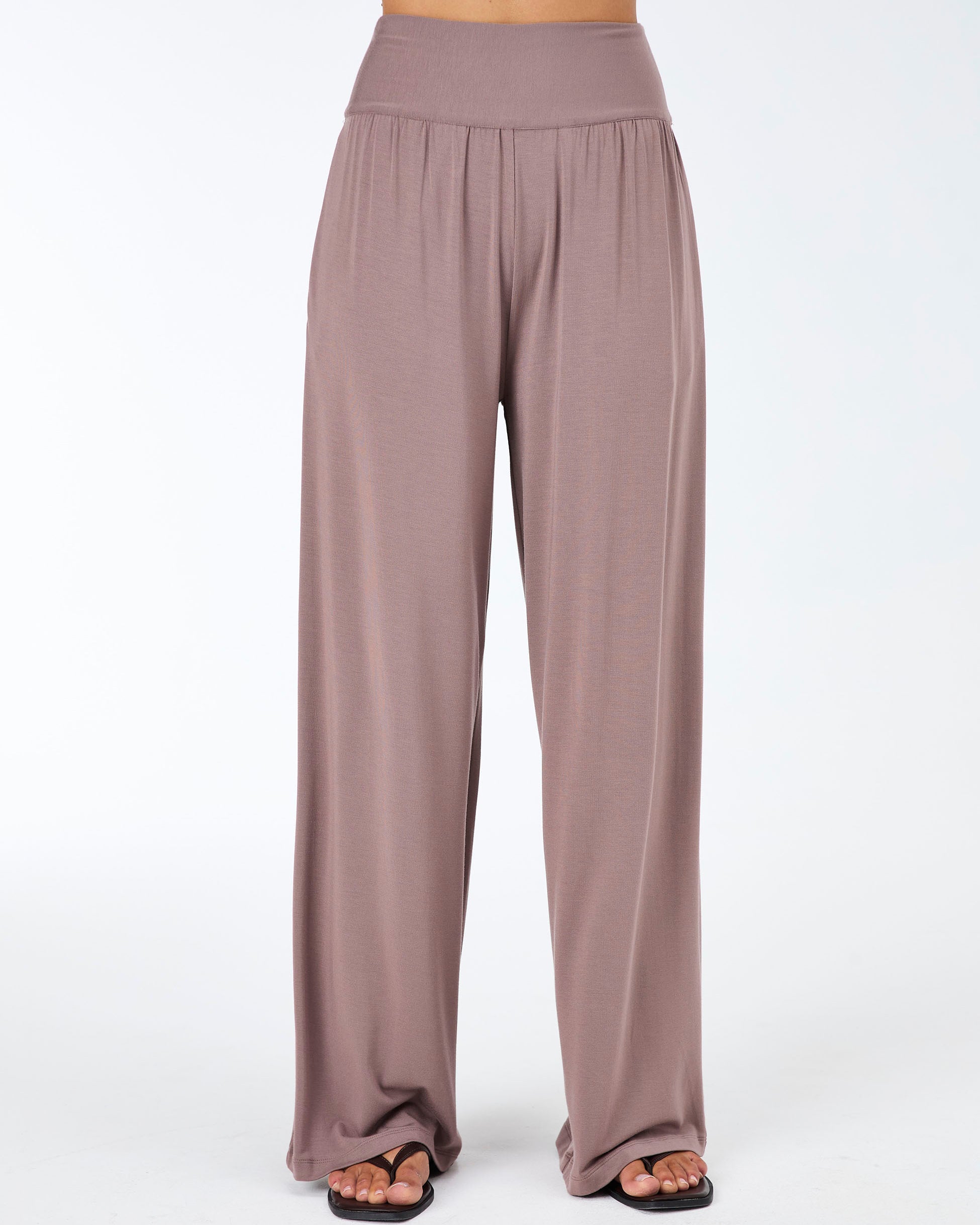 Nomad Modal Wide Leg Pant - Taupe