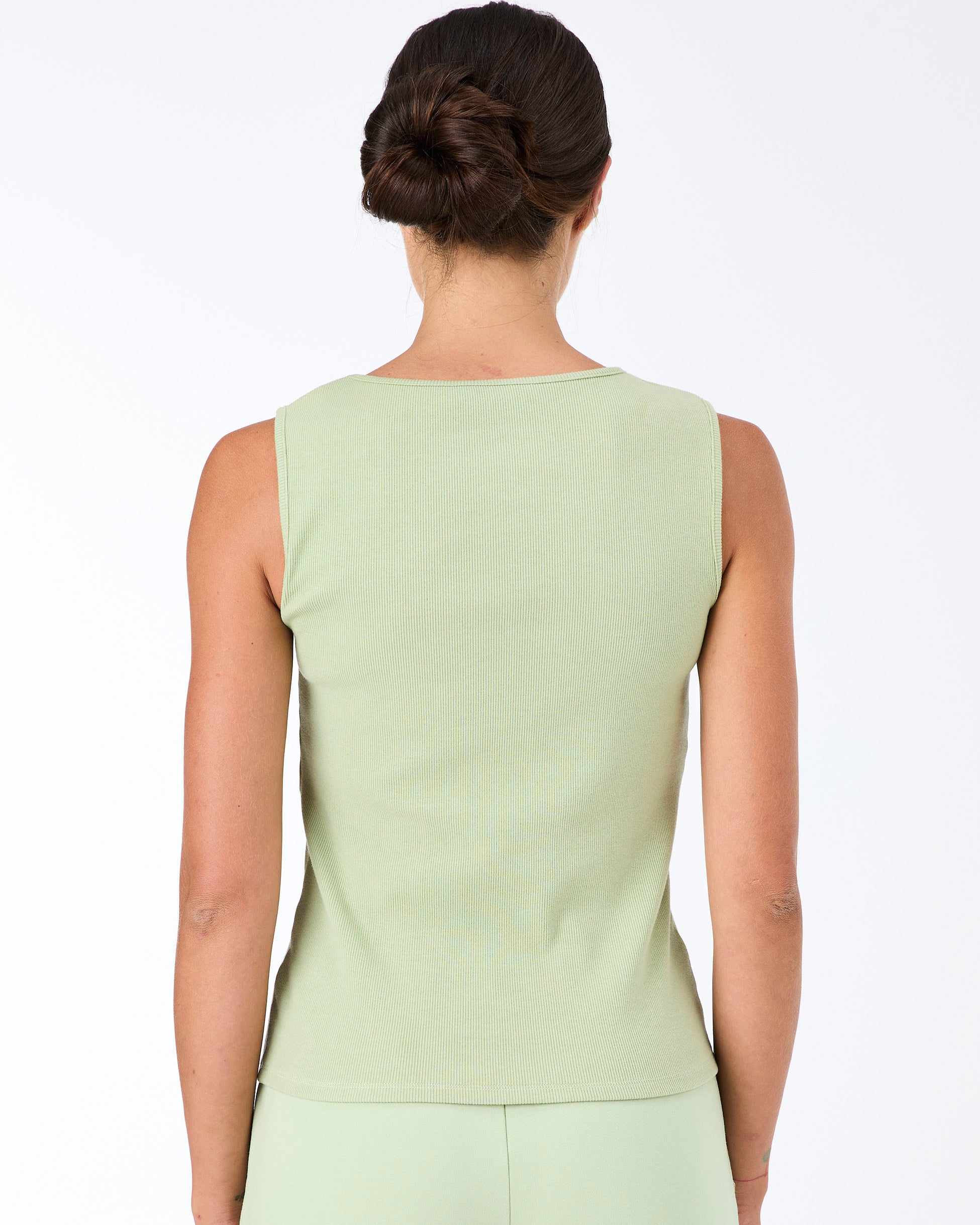 Riva Rib Tank - Matcha