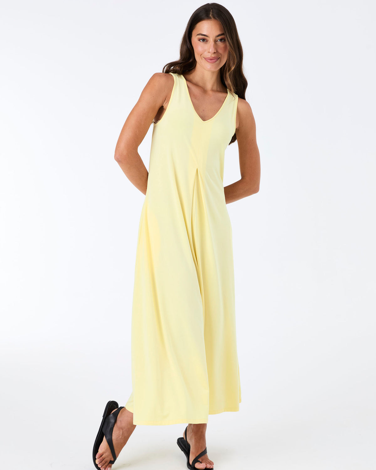 Dione Dress - Pale Yellow