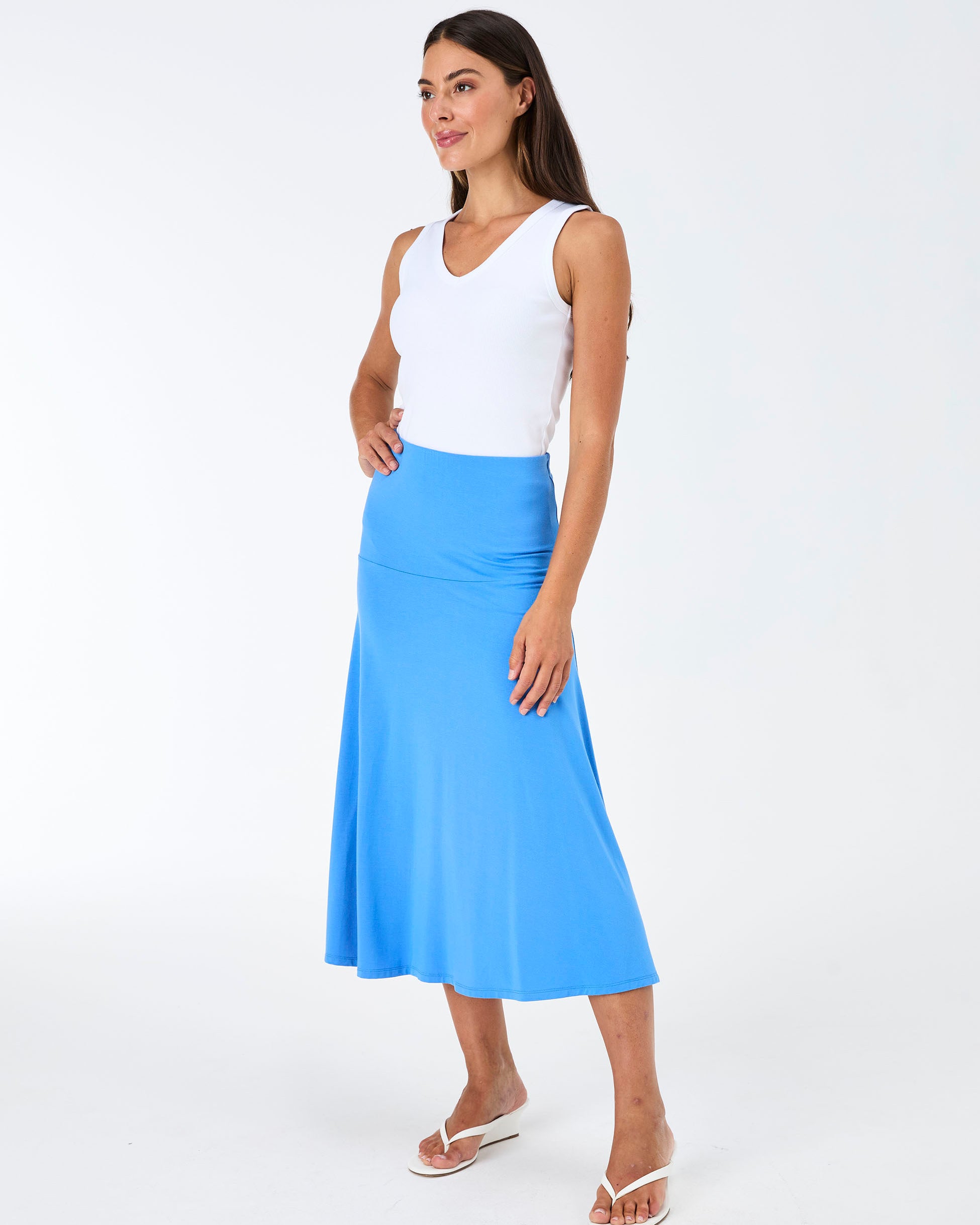 Lune Skirt - Cobalt