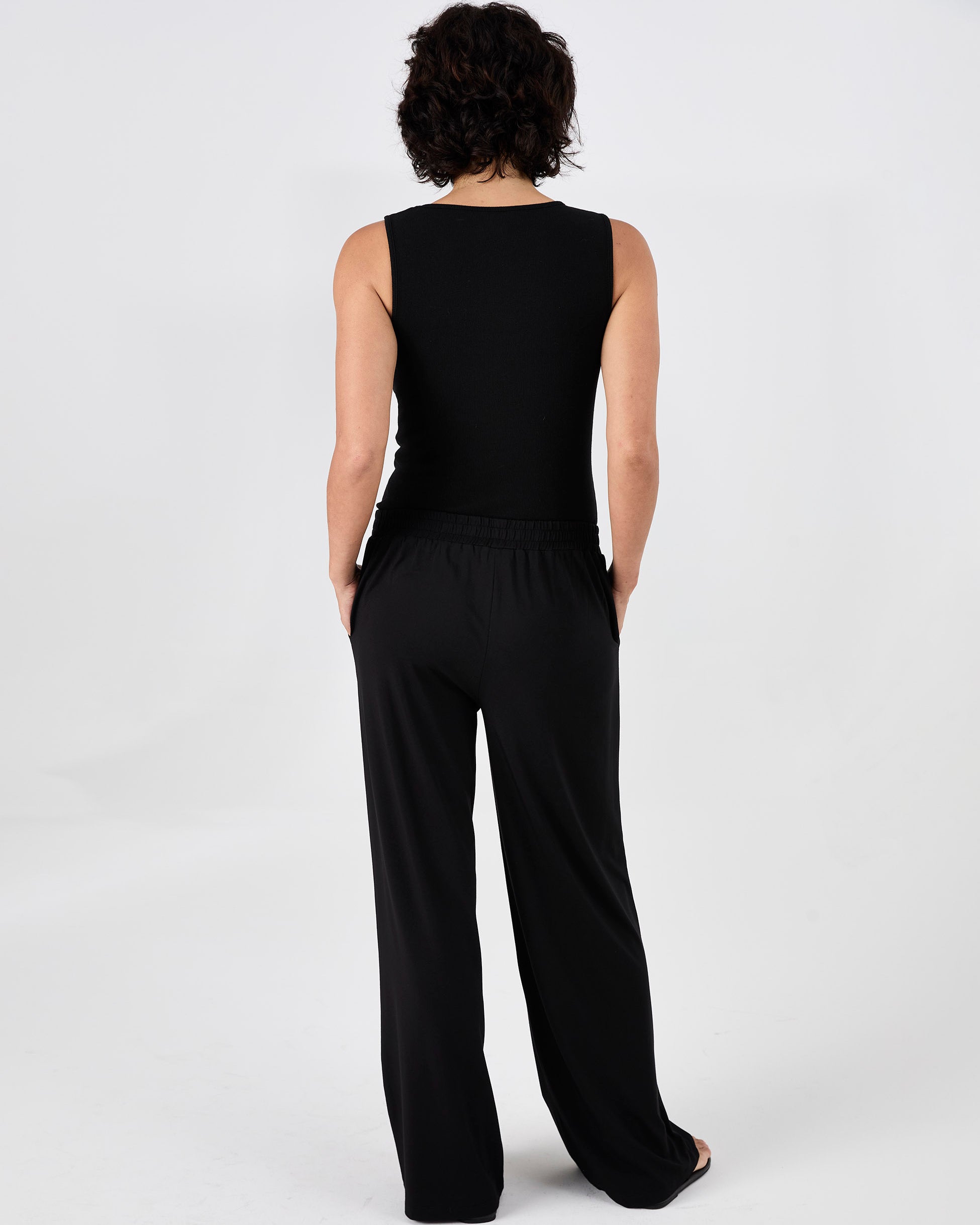 Riva Rib Tank - Black
