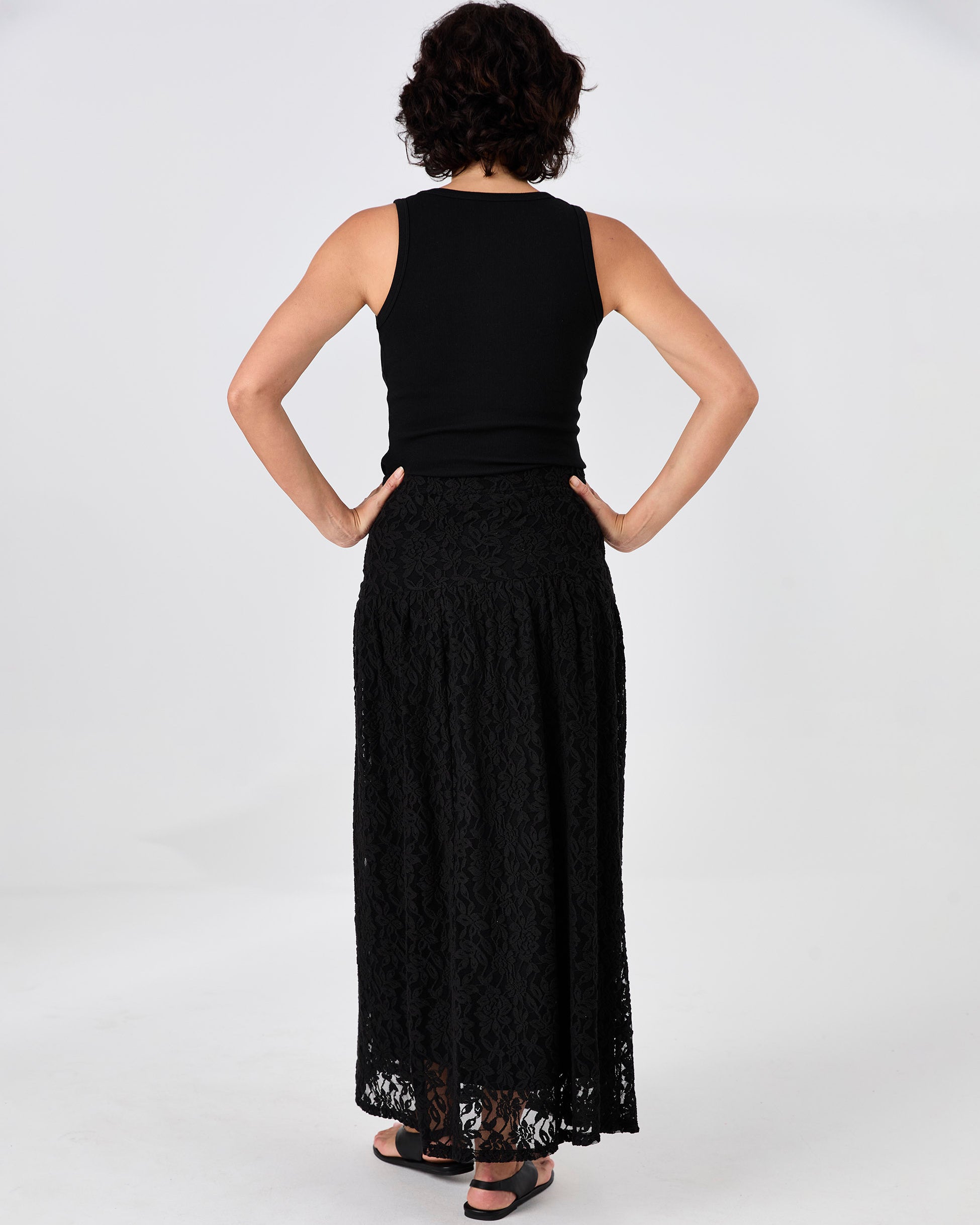Chantelle Lace Skirt - Black