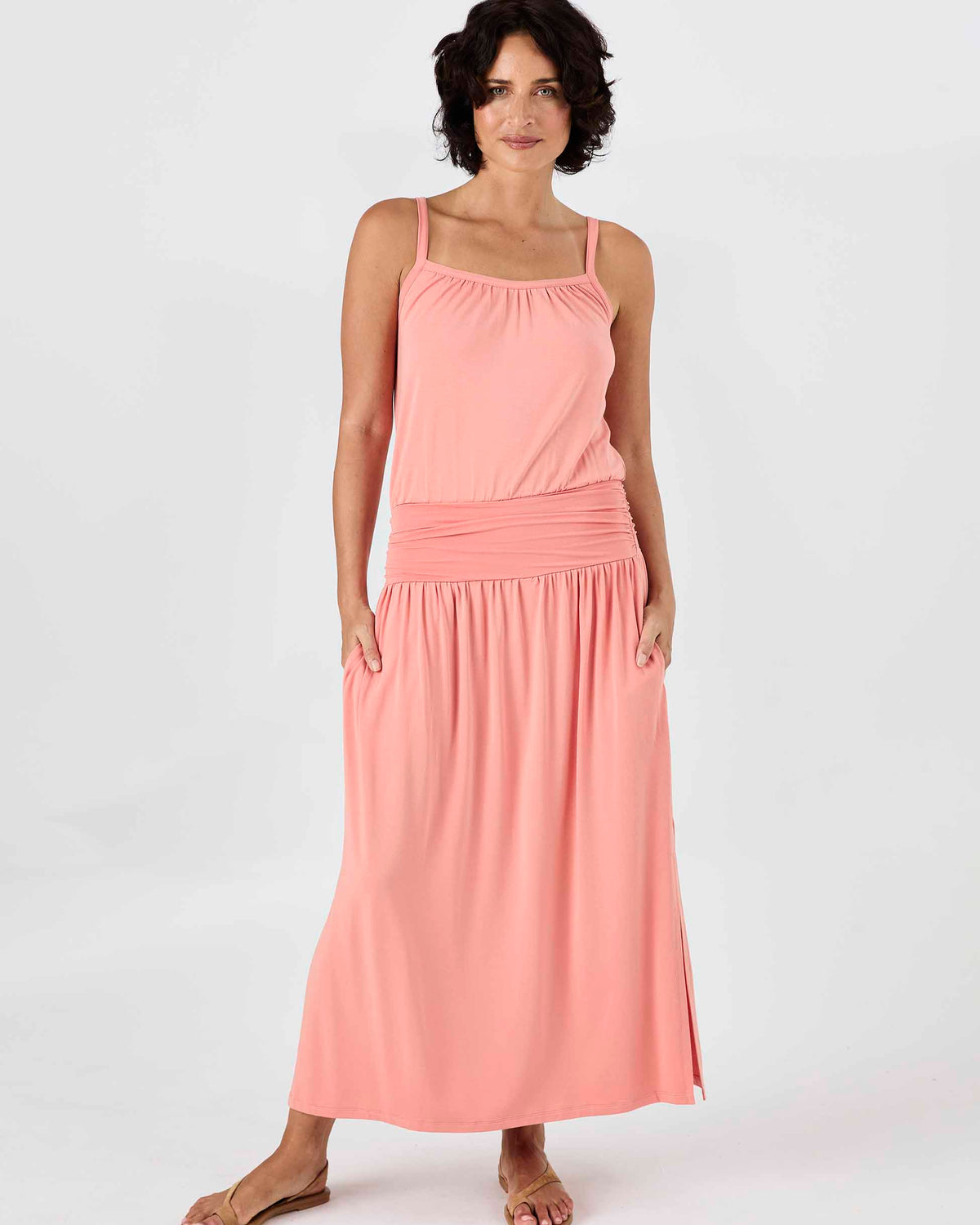 Imogen Dress - Apricot