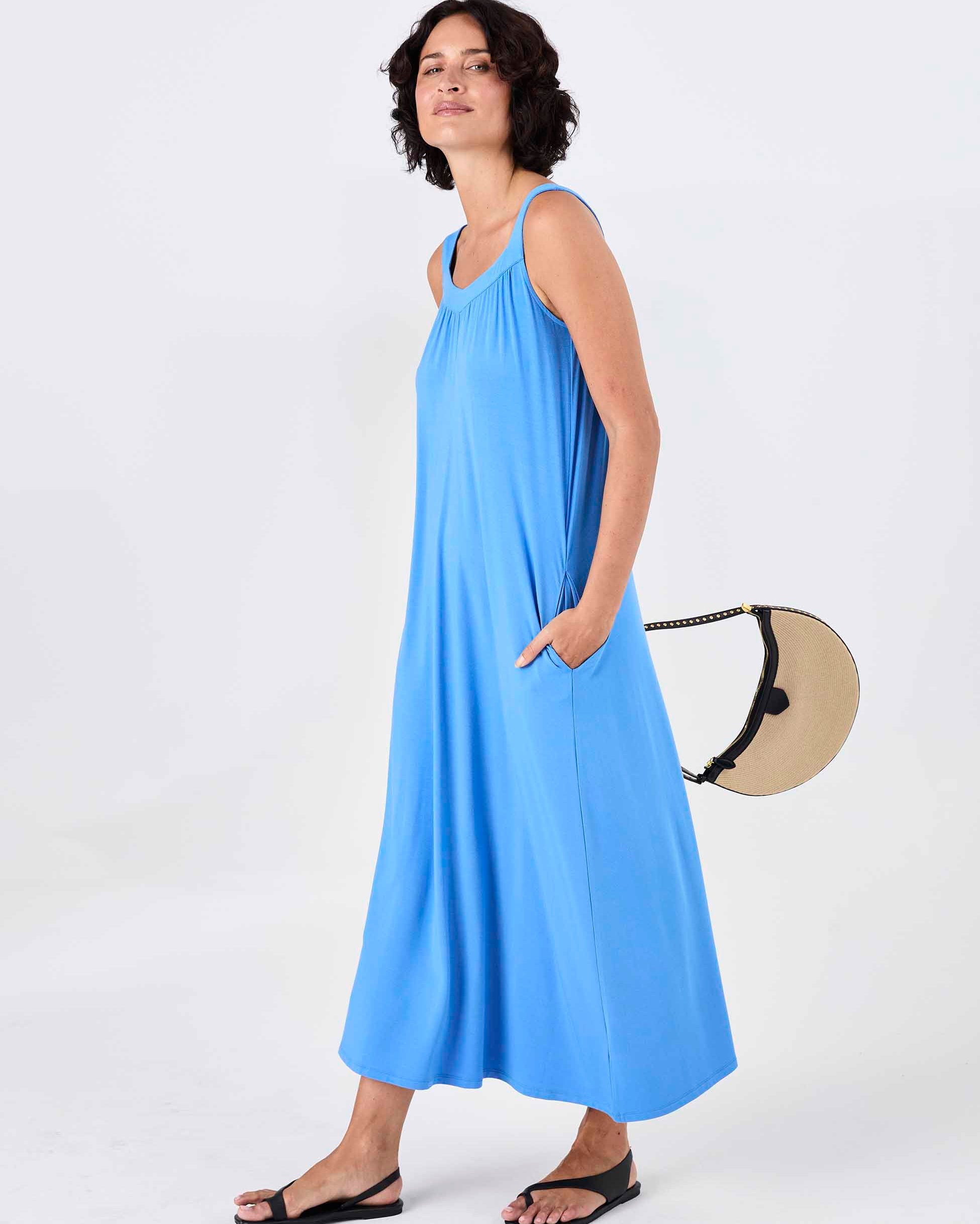 Haze Dress - Cobalt