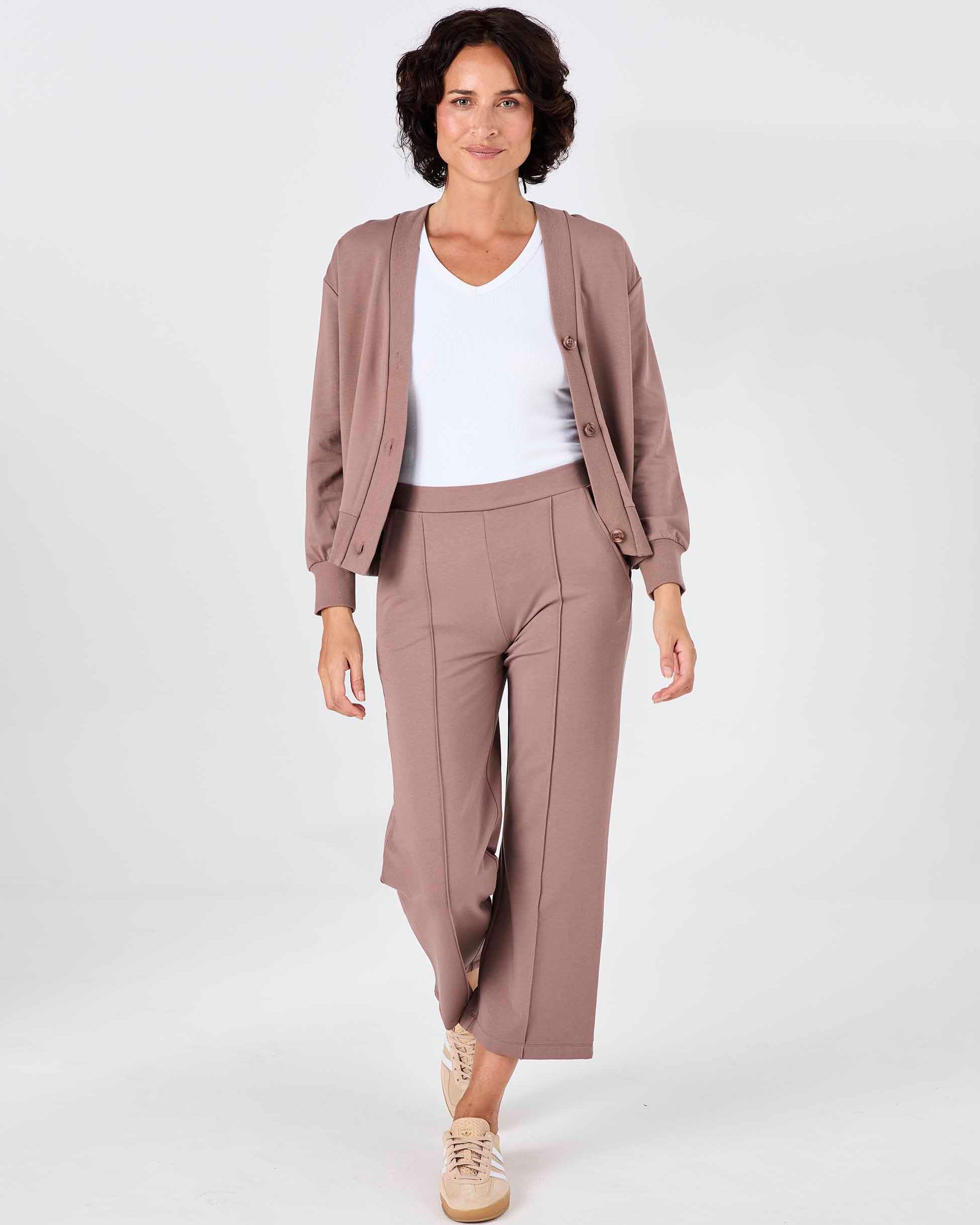 Suit Up Athleisure Pant - Taupe