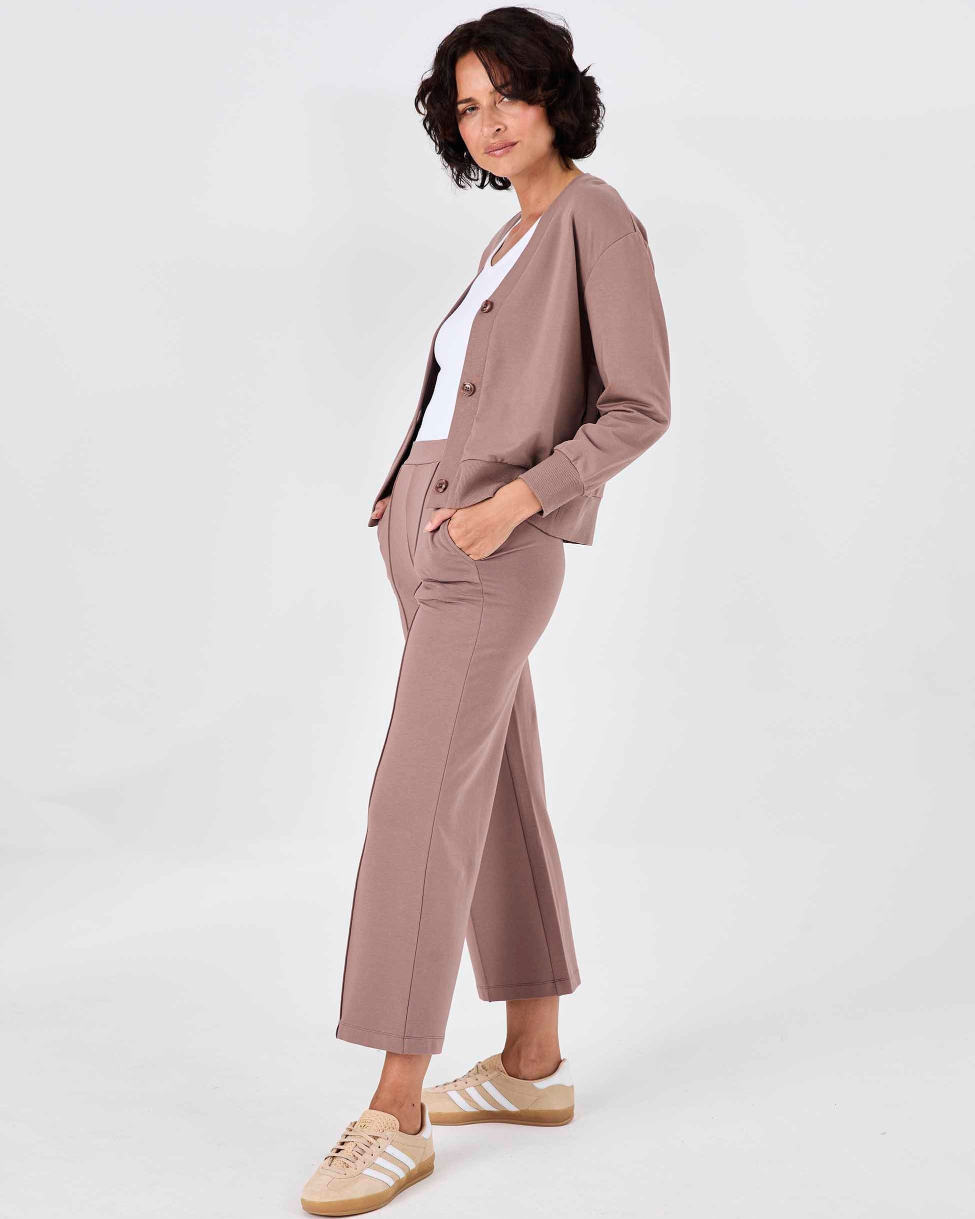 Suit Up Athleisure Pant - Taupe