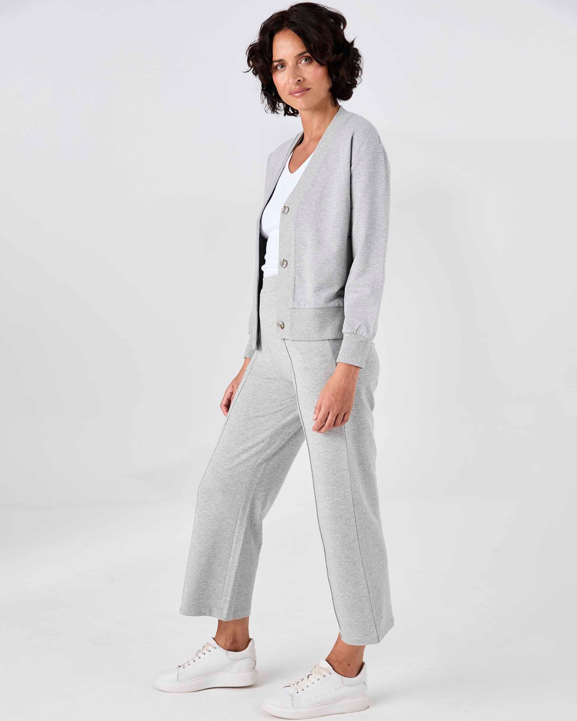 Suit Up Athleisure Pant - Grey Marl