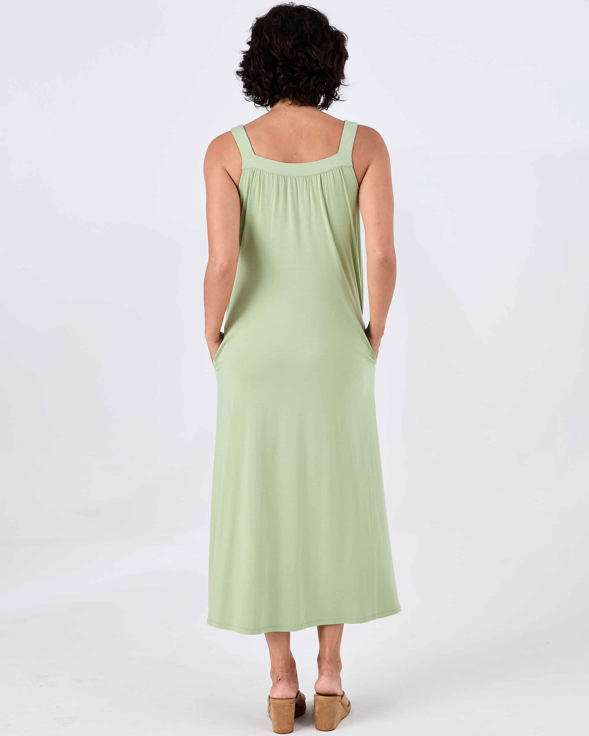 Haze Dress - Matcha Green