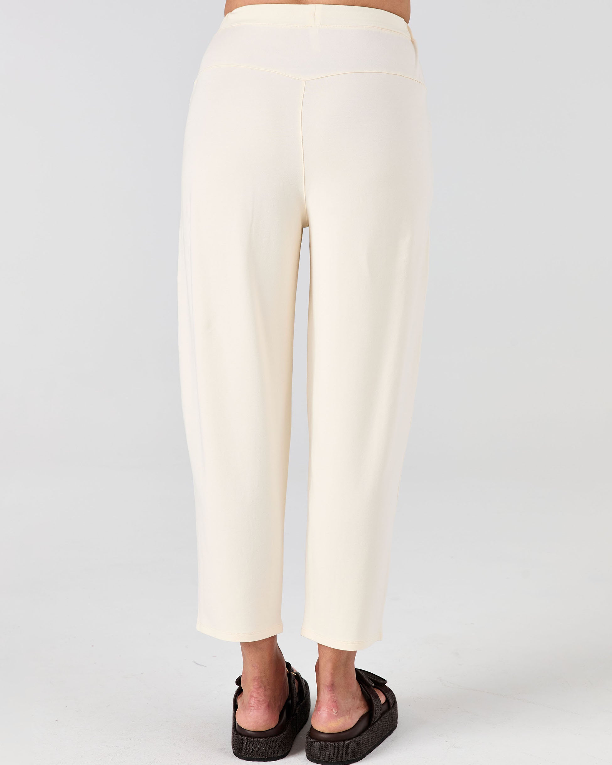 Kyoto Ankle Length French Terry Jogger - Winter White