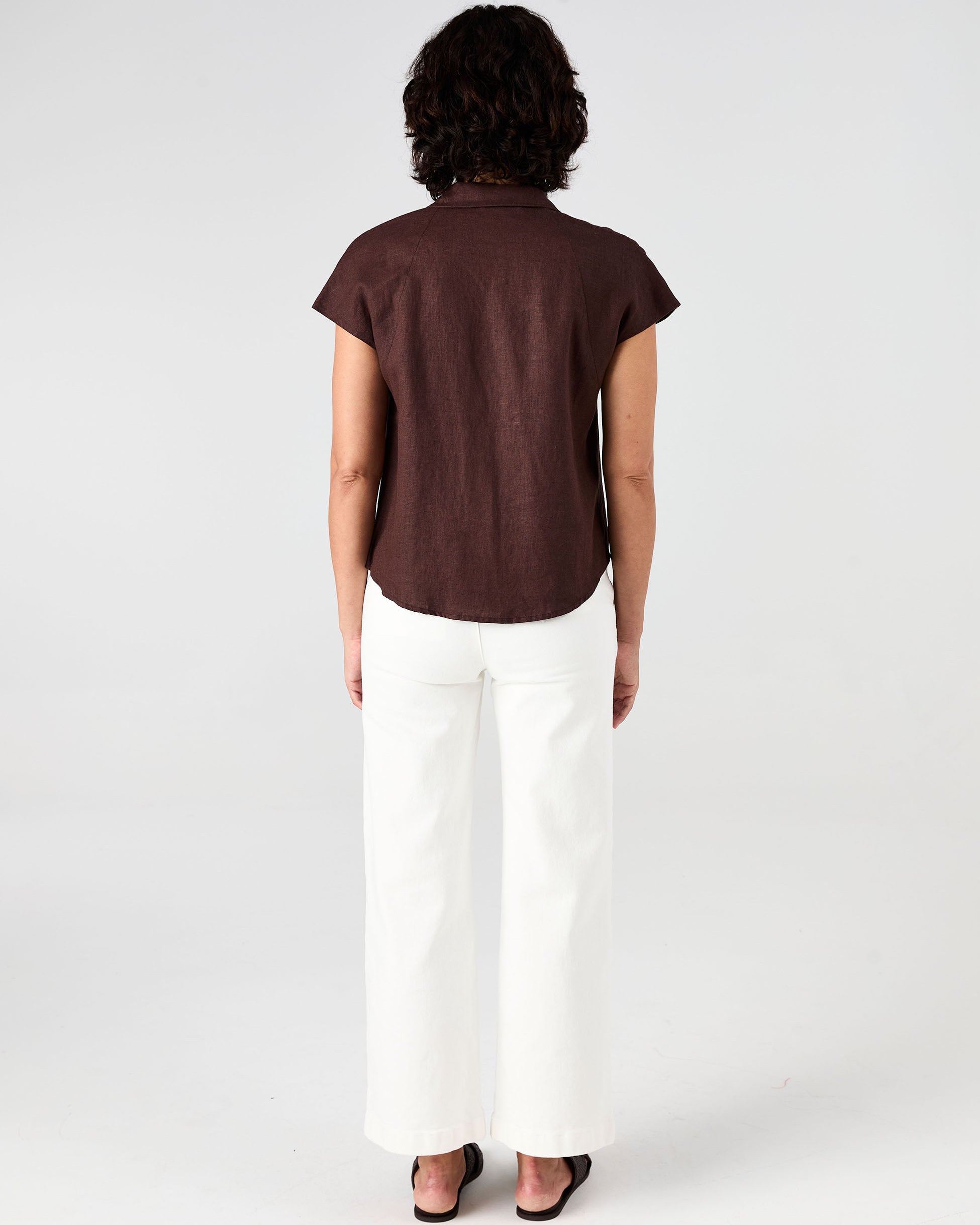 Laurel Linen Shirt - Mocha