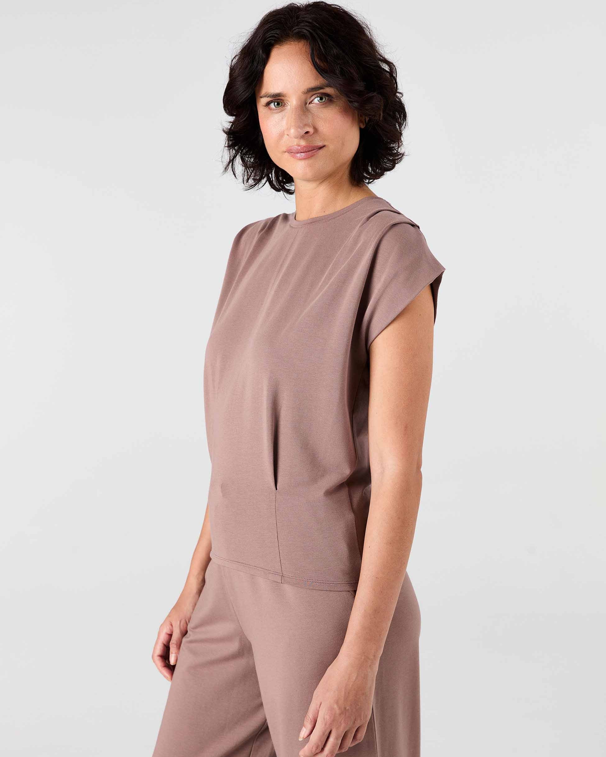 Calypso Top - Taupe