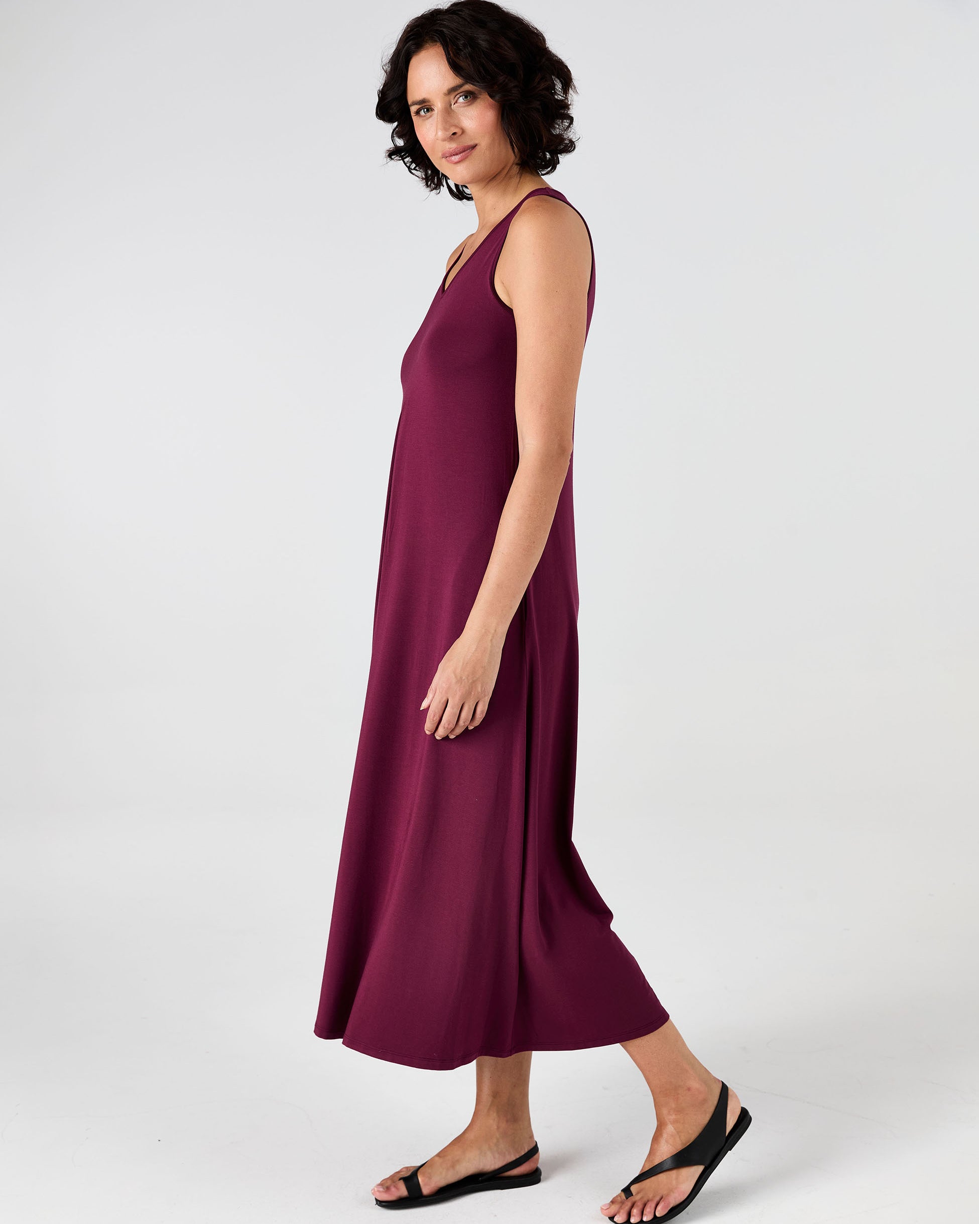 Dione Dress - Ruby