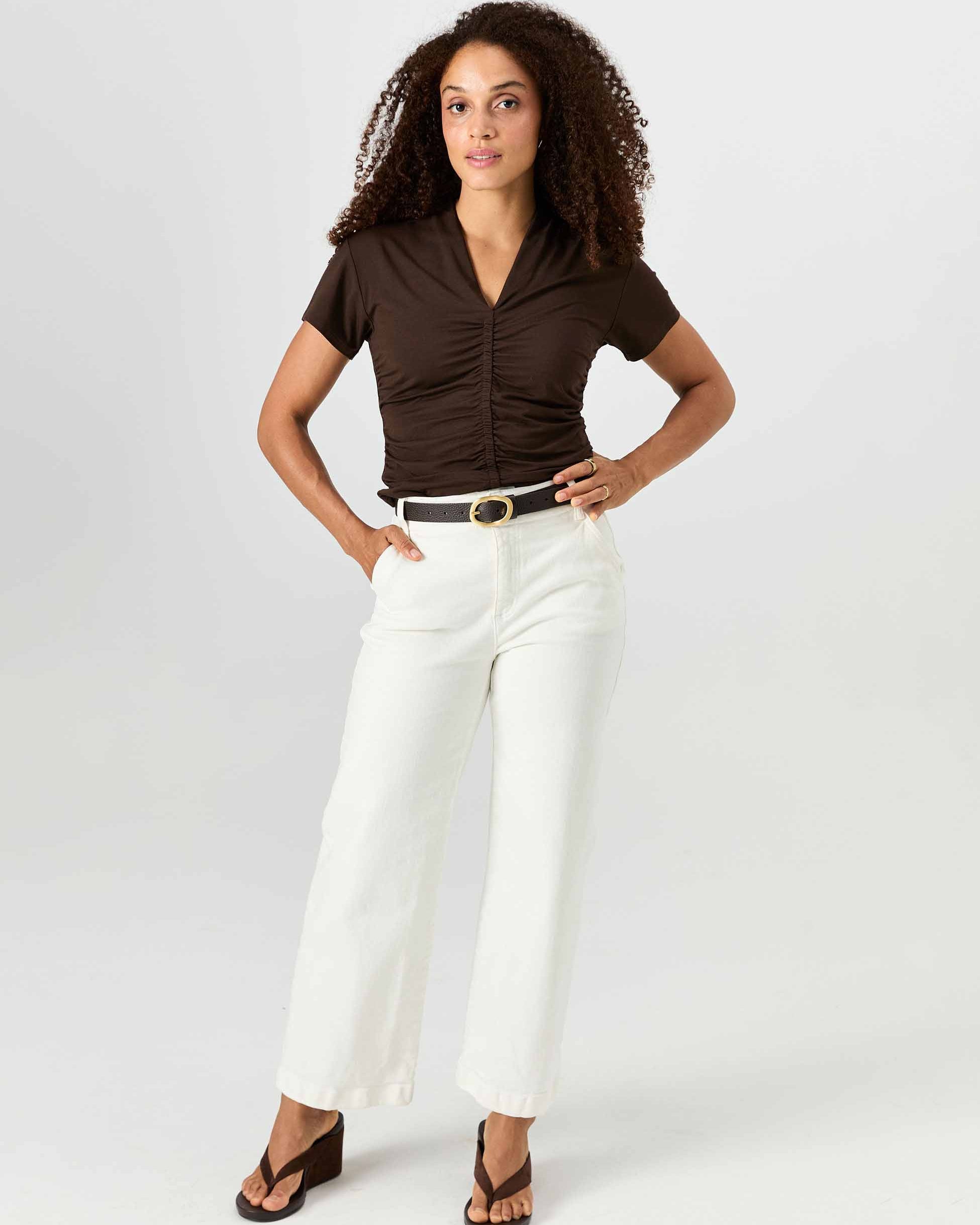 Brisa Top - Coffee Bean
