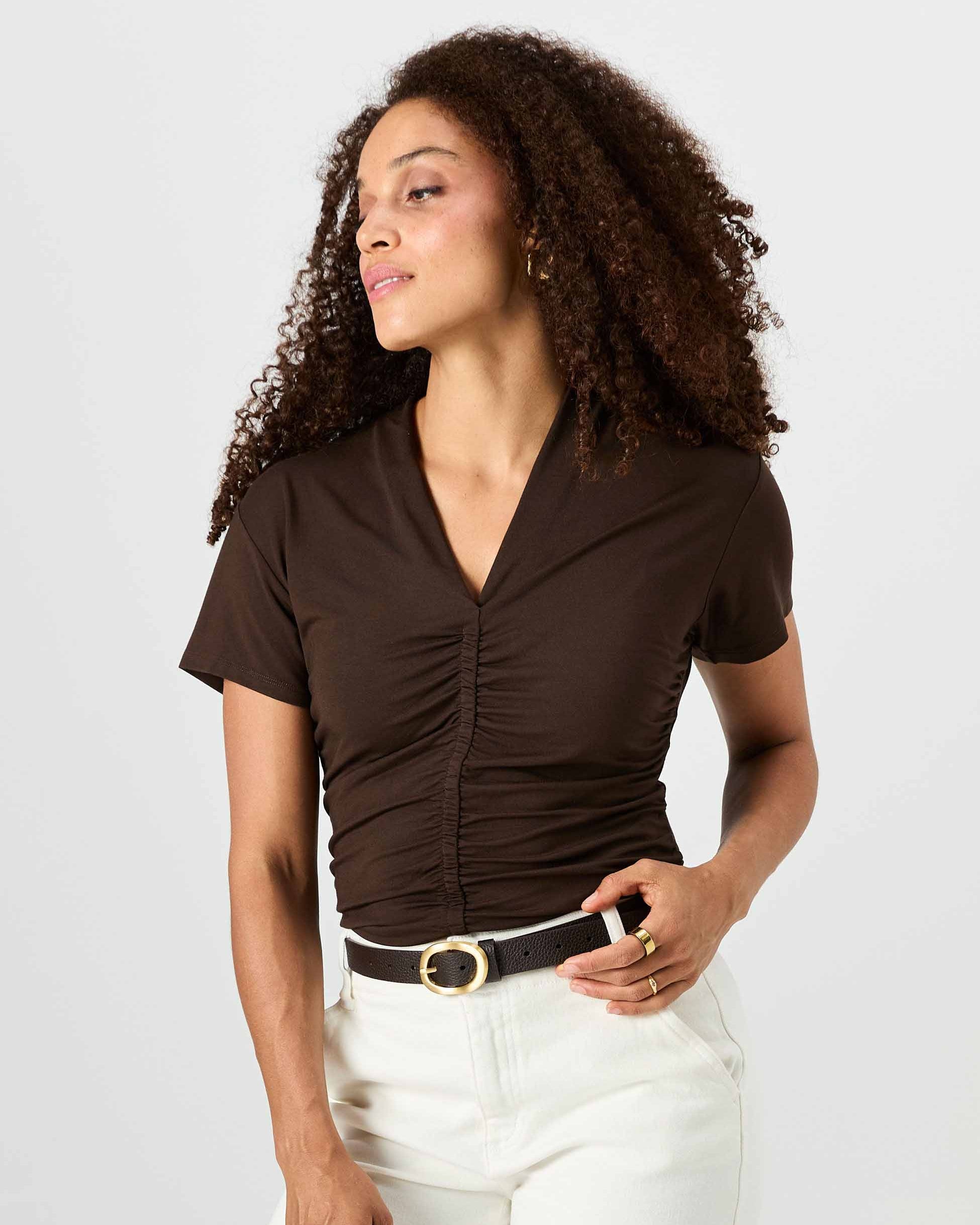 Brisa Top - Coffee Bean