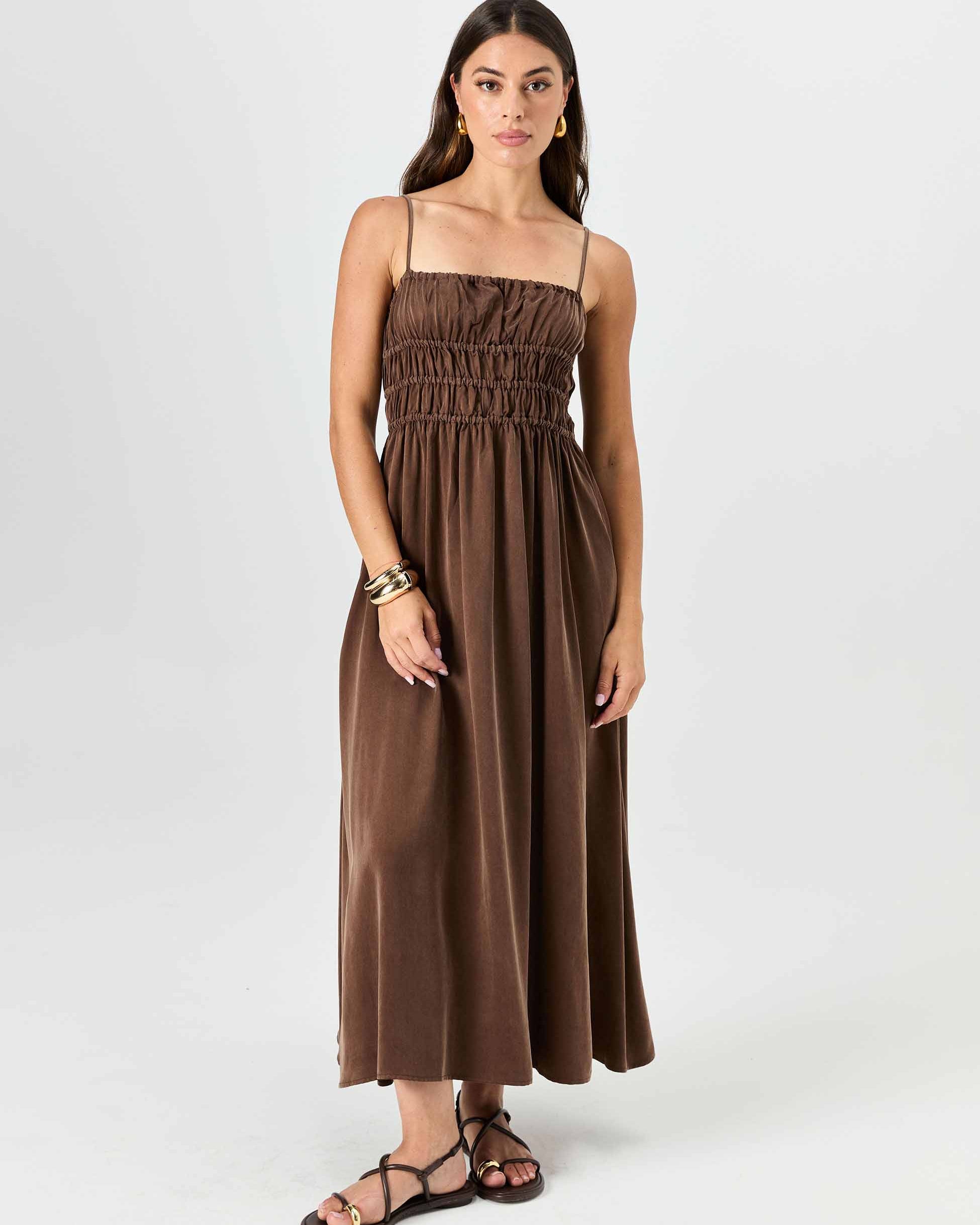 Luna Dress - Mocha