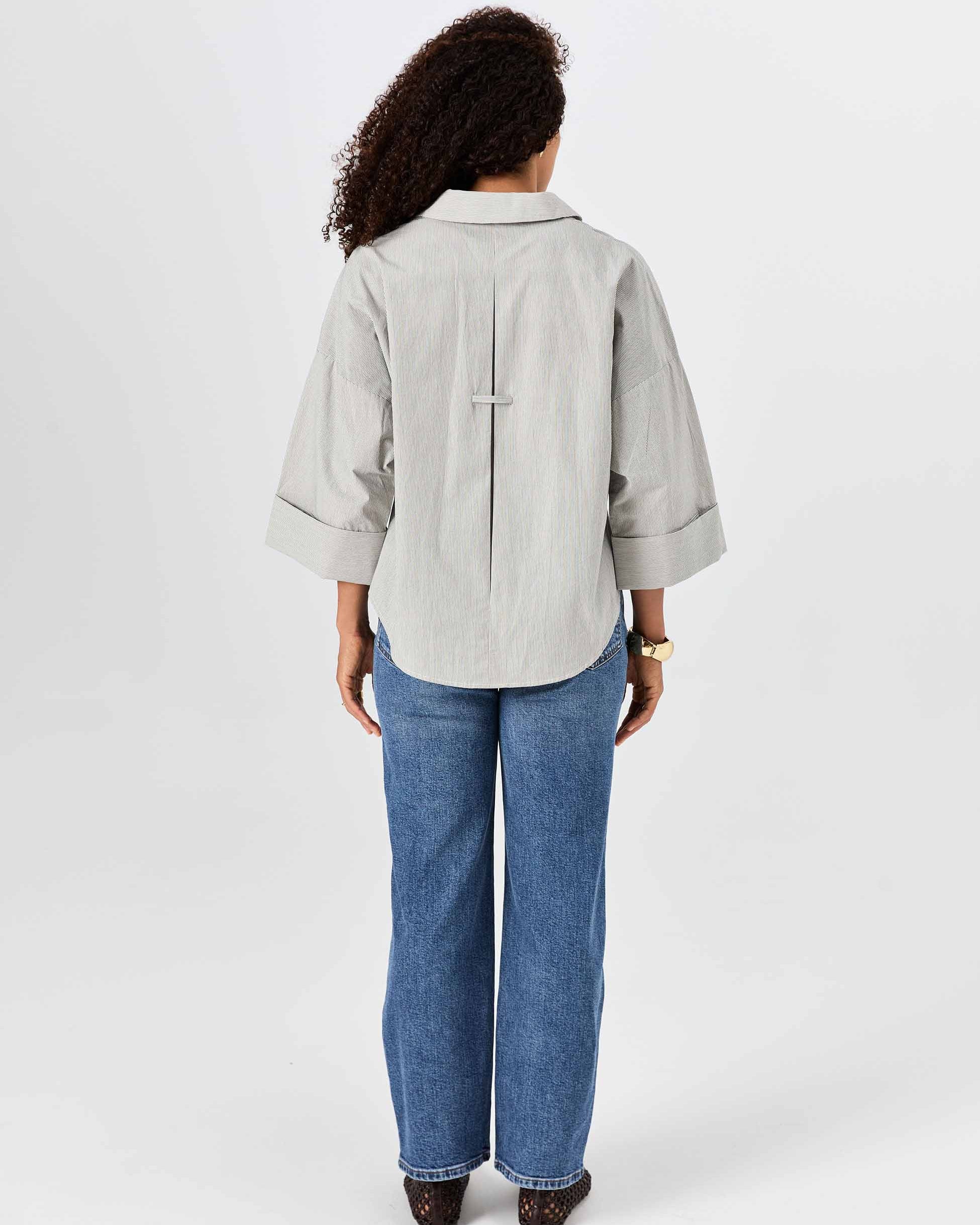 The Element Shirt - Black & White Stripe
