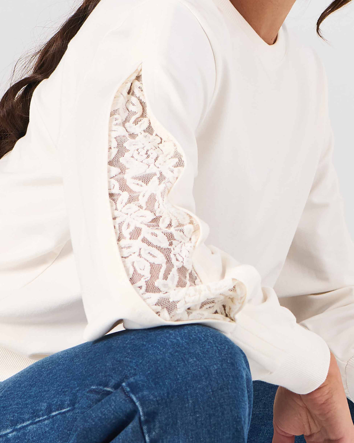 Lucy Sweatshirt - Soft White