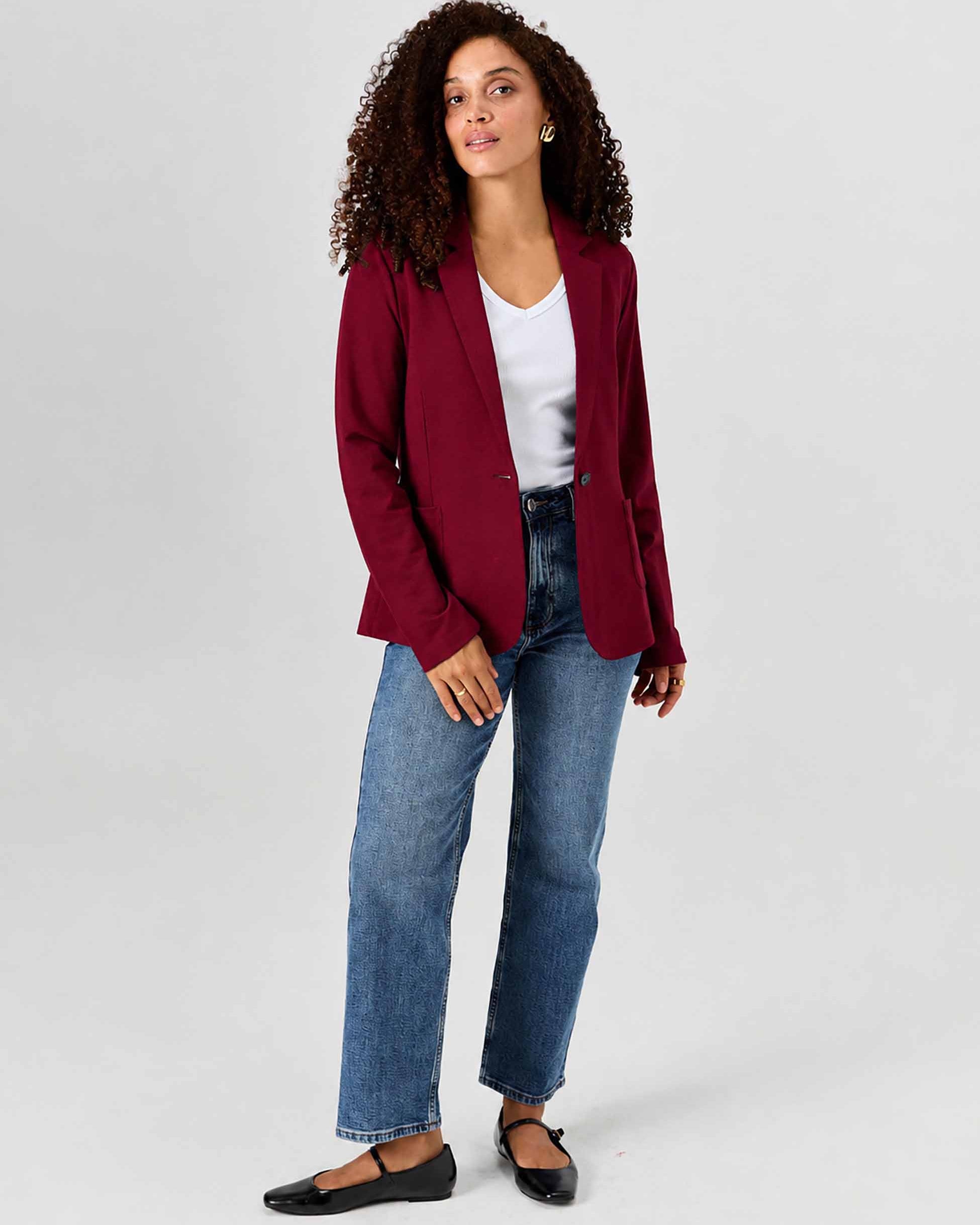 The Classic Jacket - Sangria