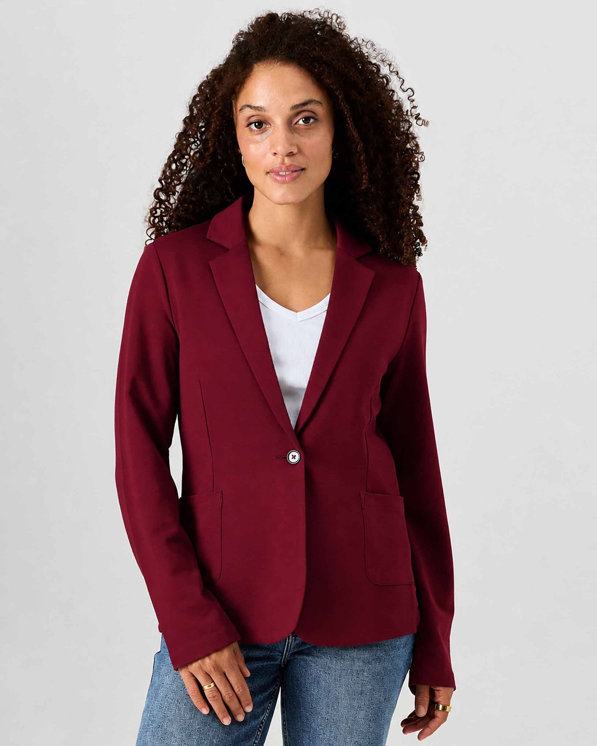 The Classic Jacket - Sangria