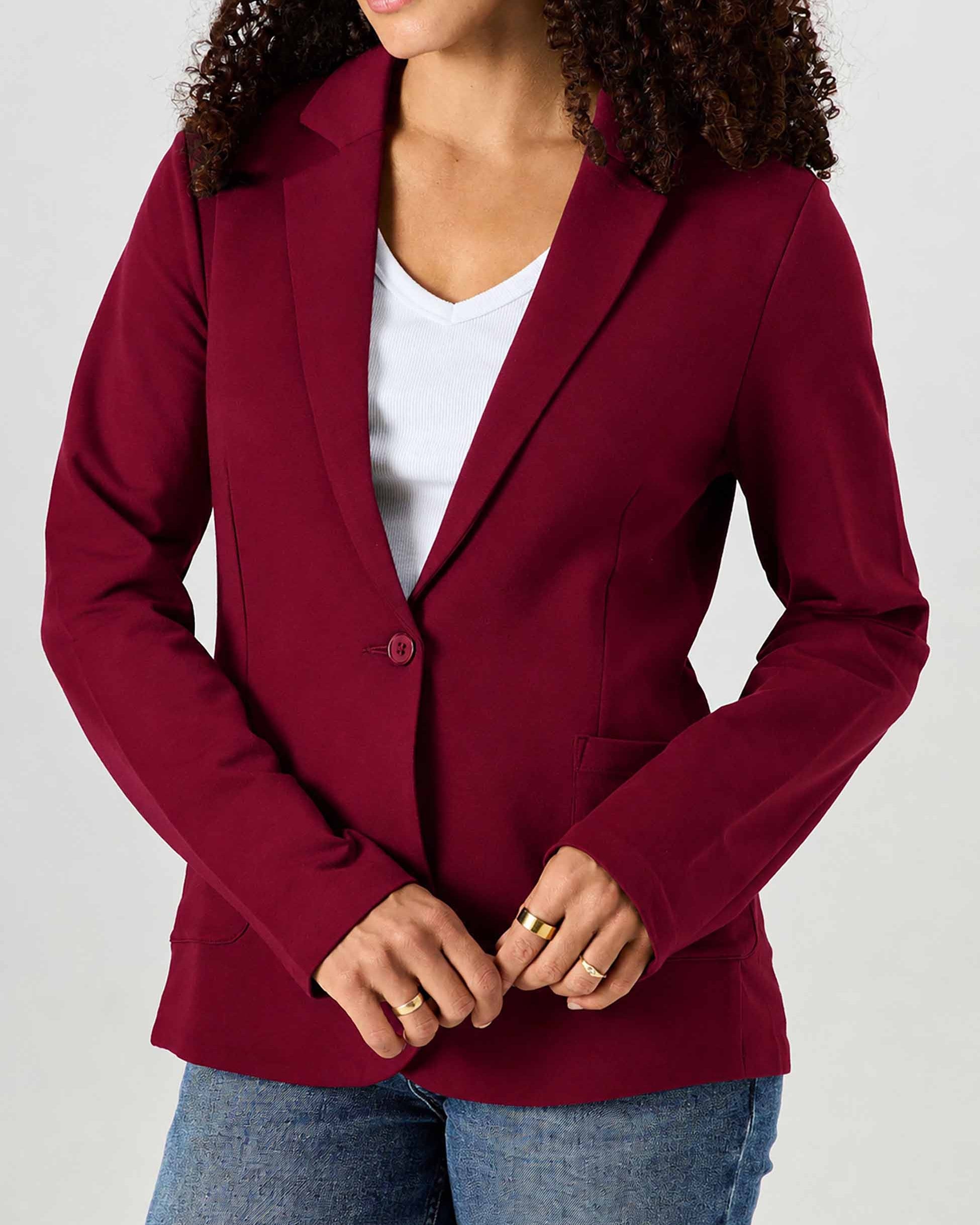 The Classic Jacket - Sangria