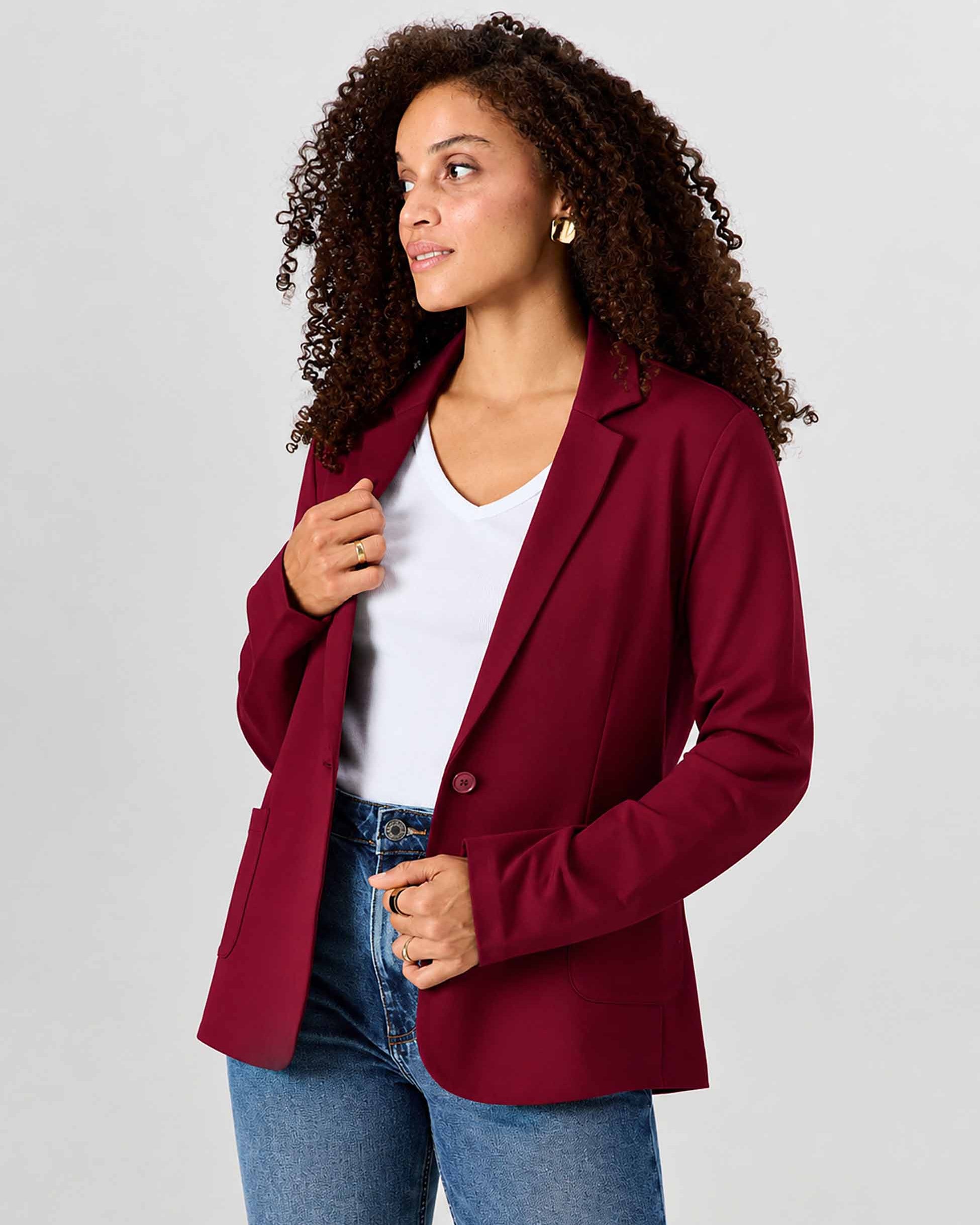 The Classic Jacket - Sangria