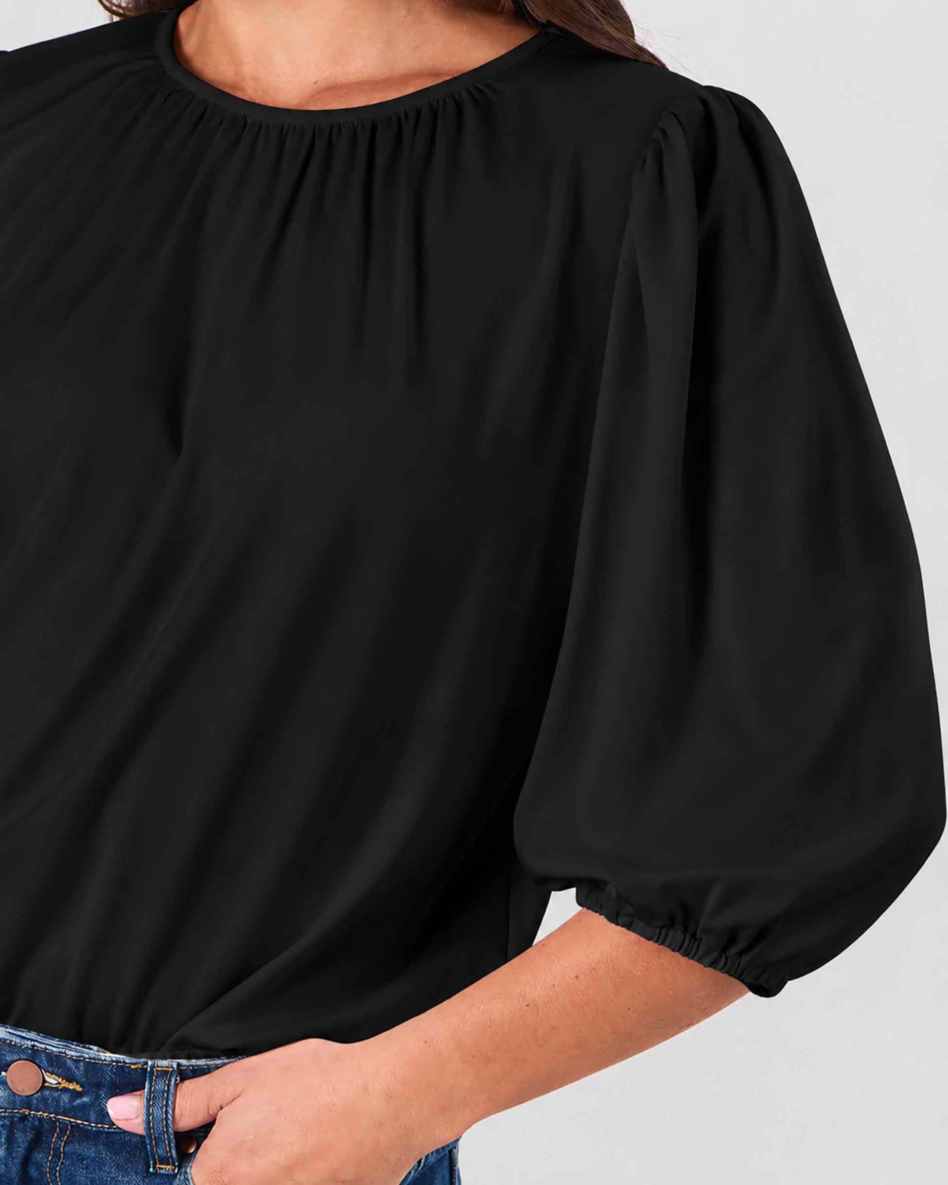 Millie Modal Top - Black