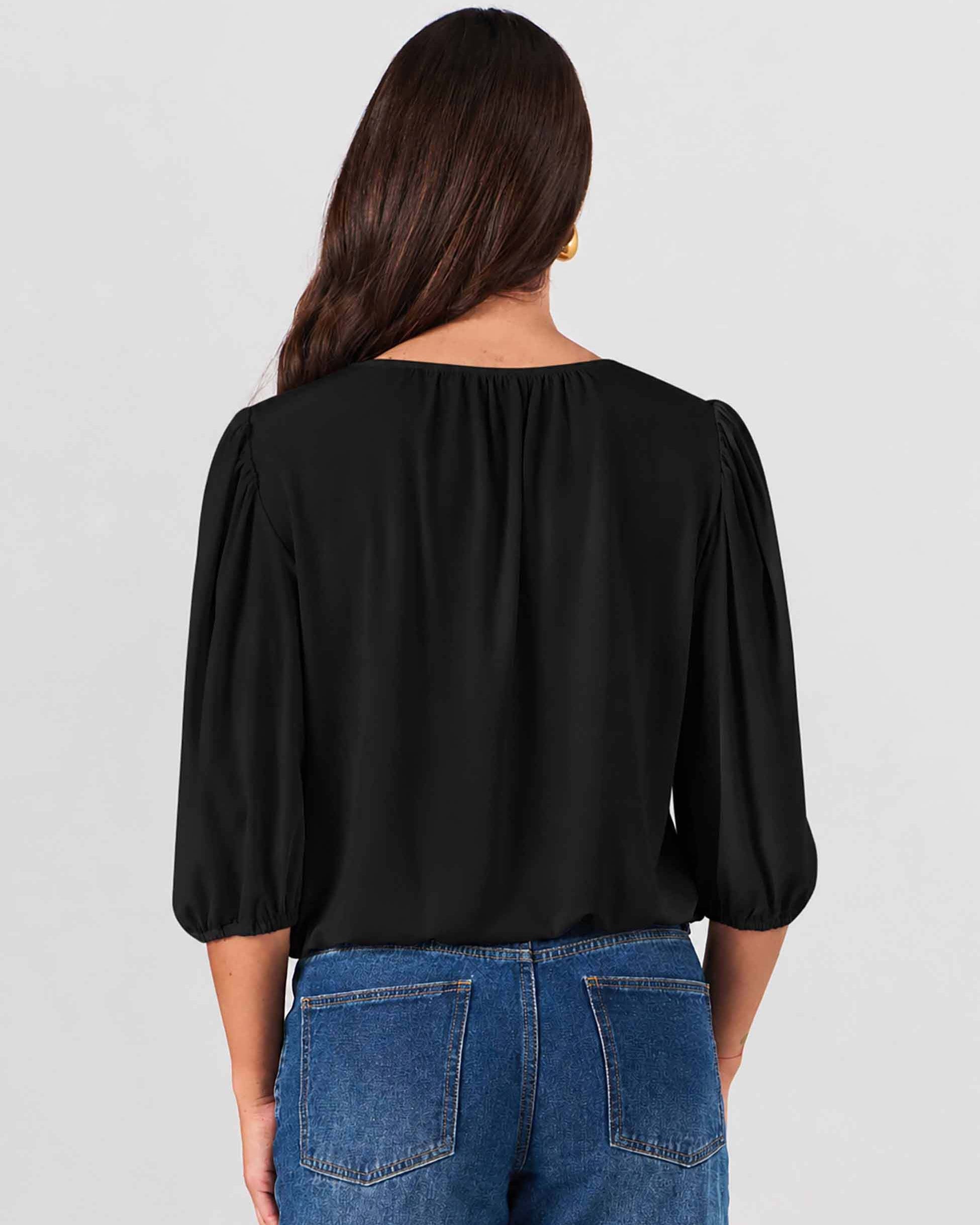 Millie Modal Top - Black