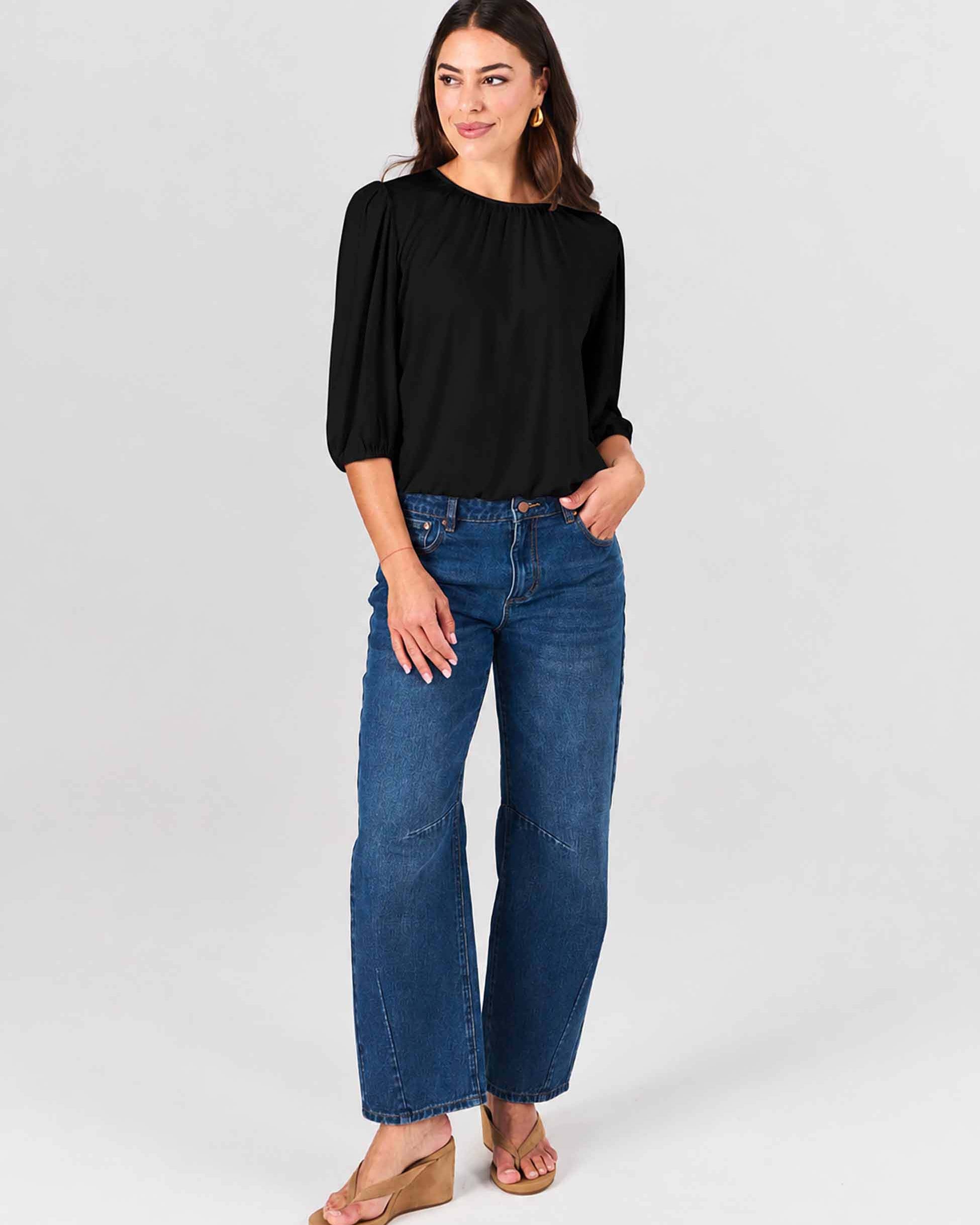 Millie Modal Top - Black