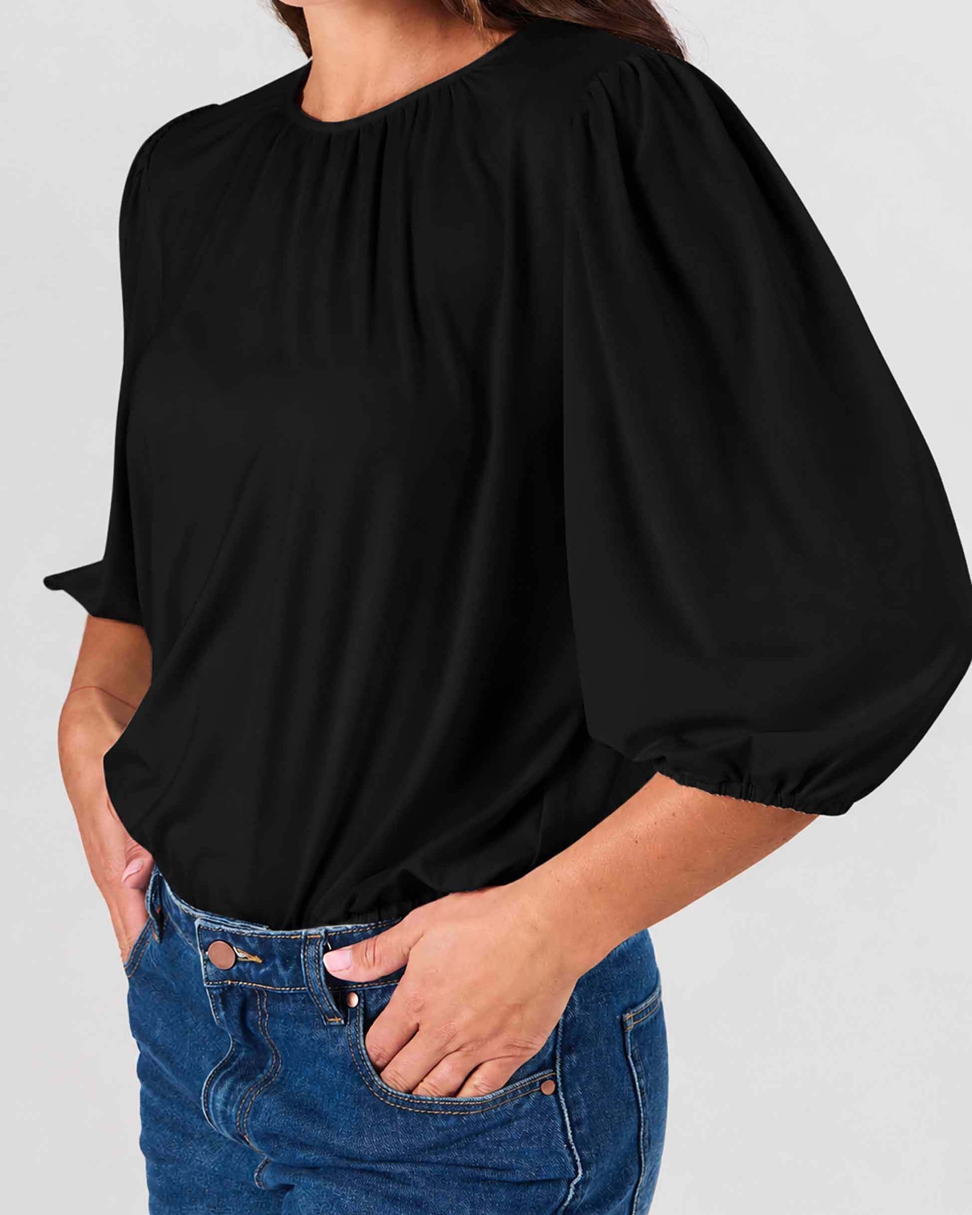 Millie Modal Top - Black