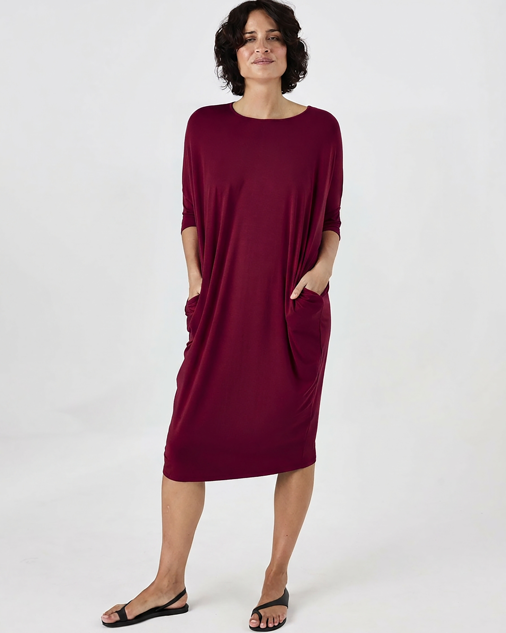 Easy Flow Dress - Sangria