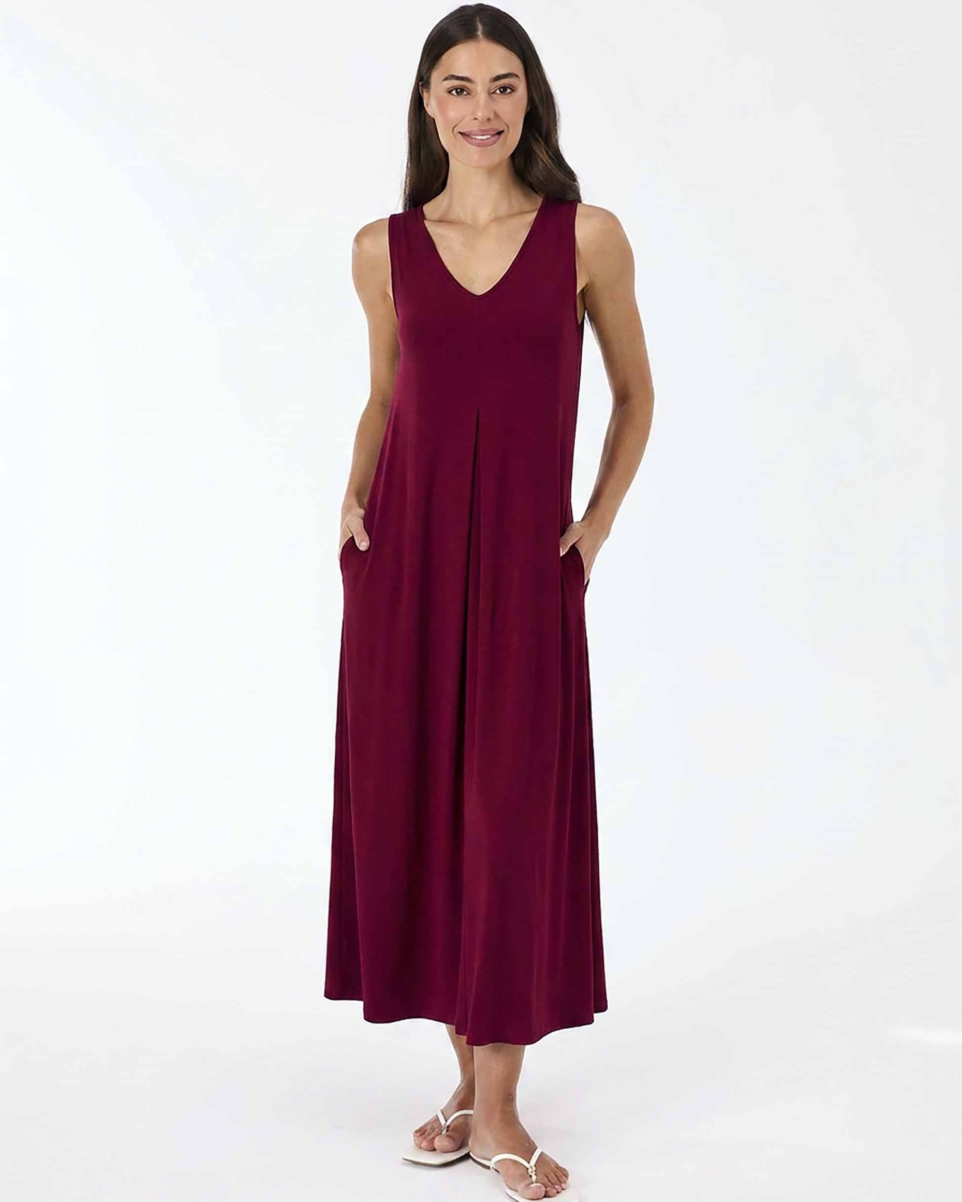 Dione Dress - Sangria