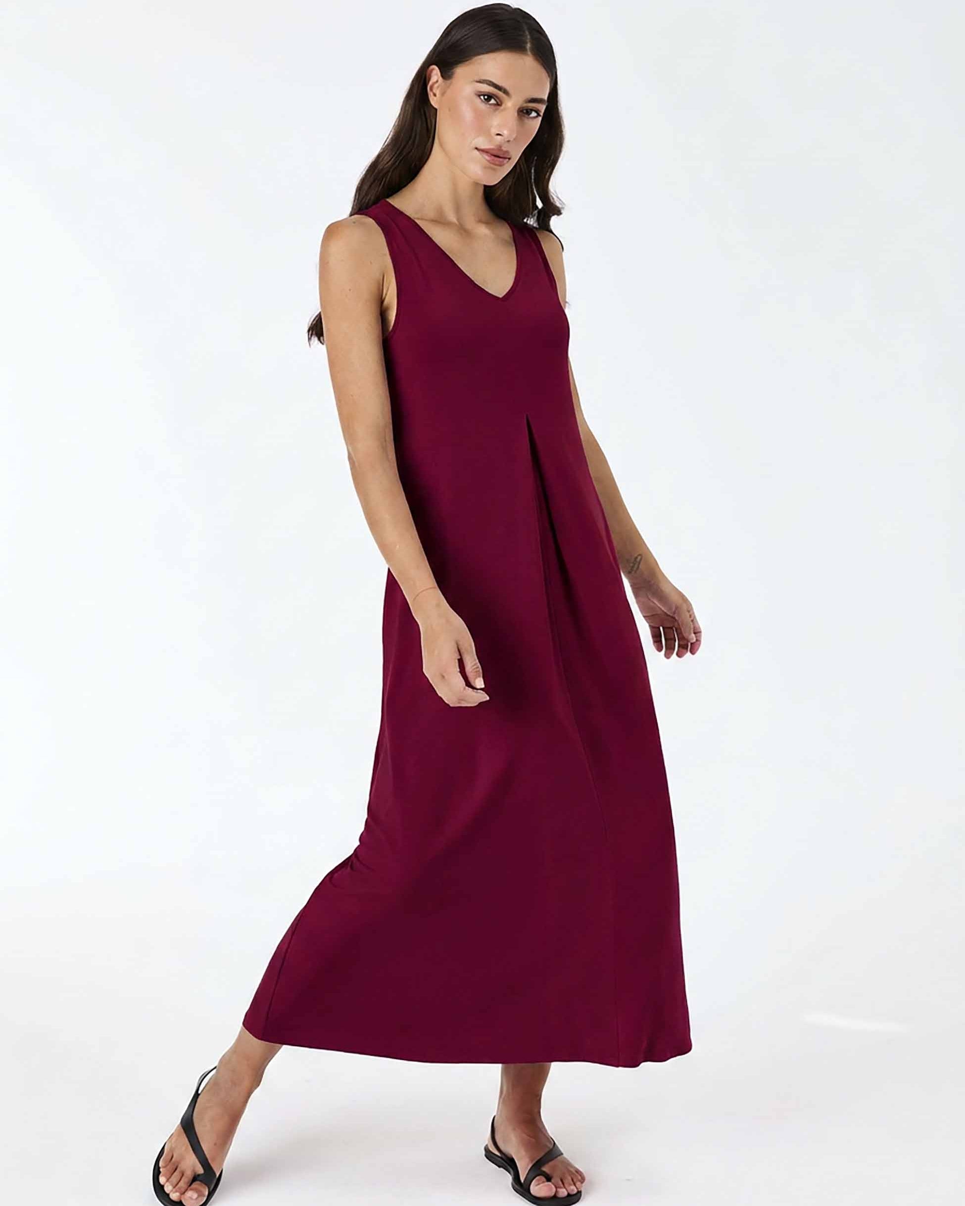 Dione Dress - Sangria