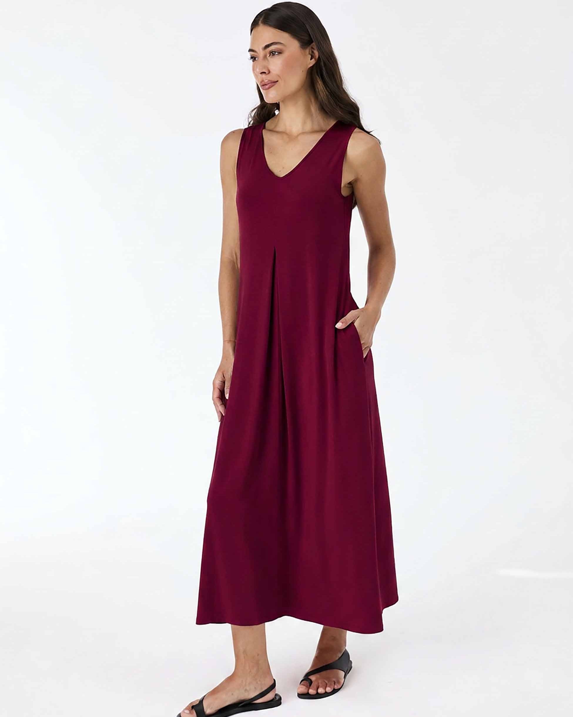 Dione Dress - Sangria