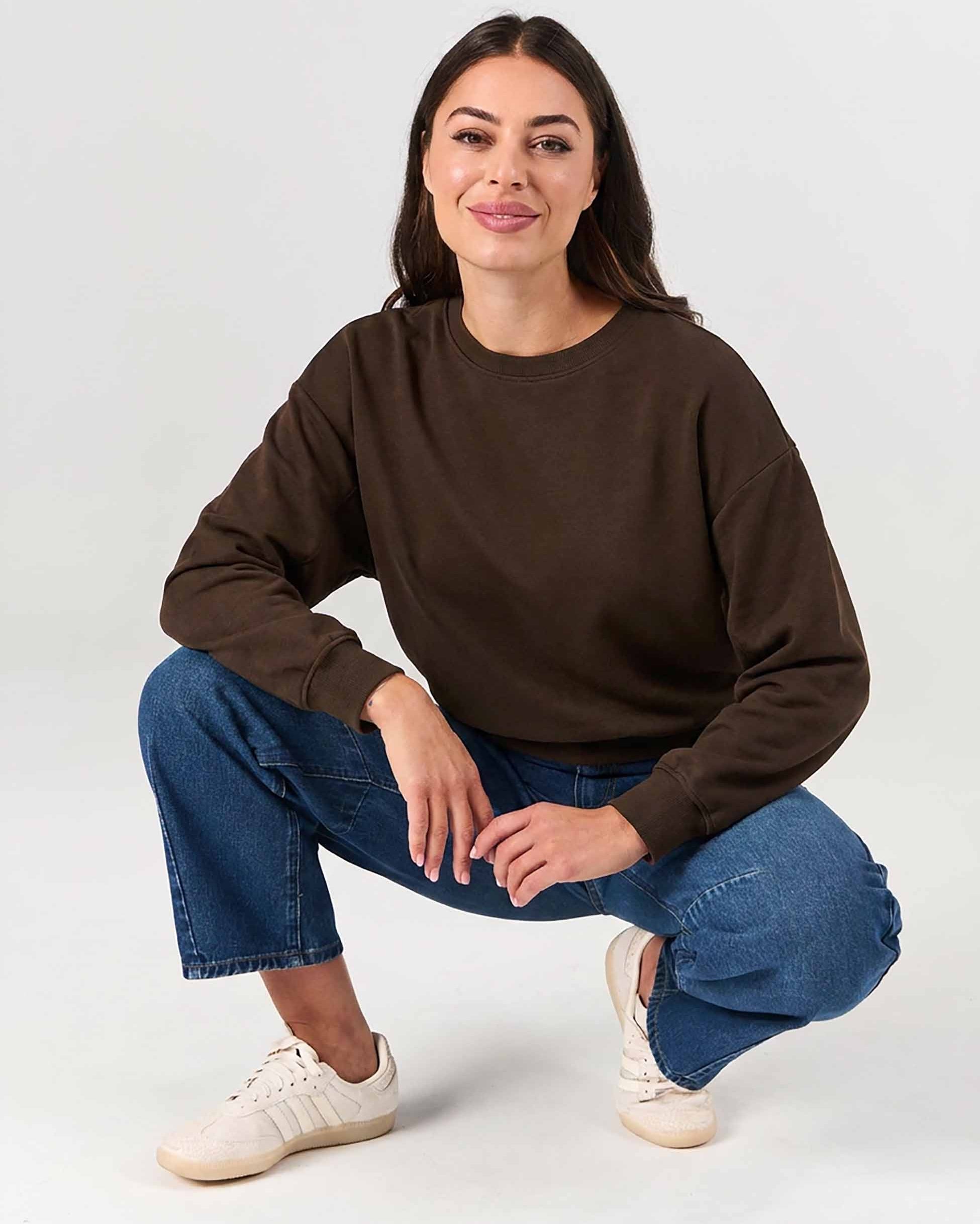 Samara Sweatshirt - Coffee Bean