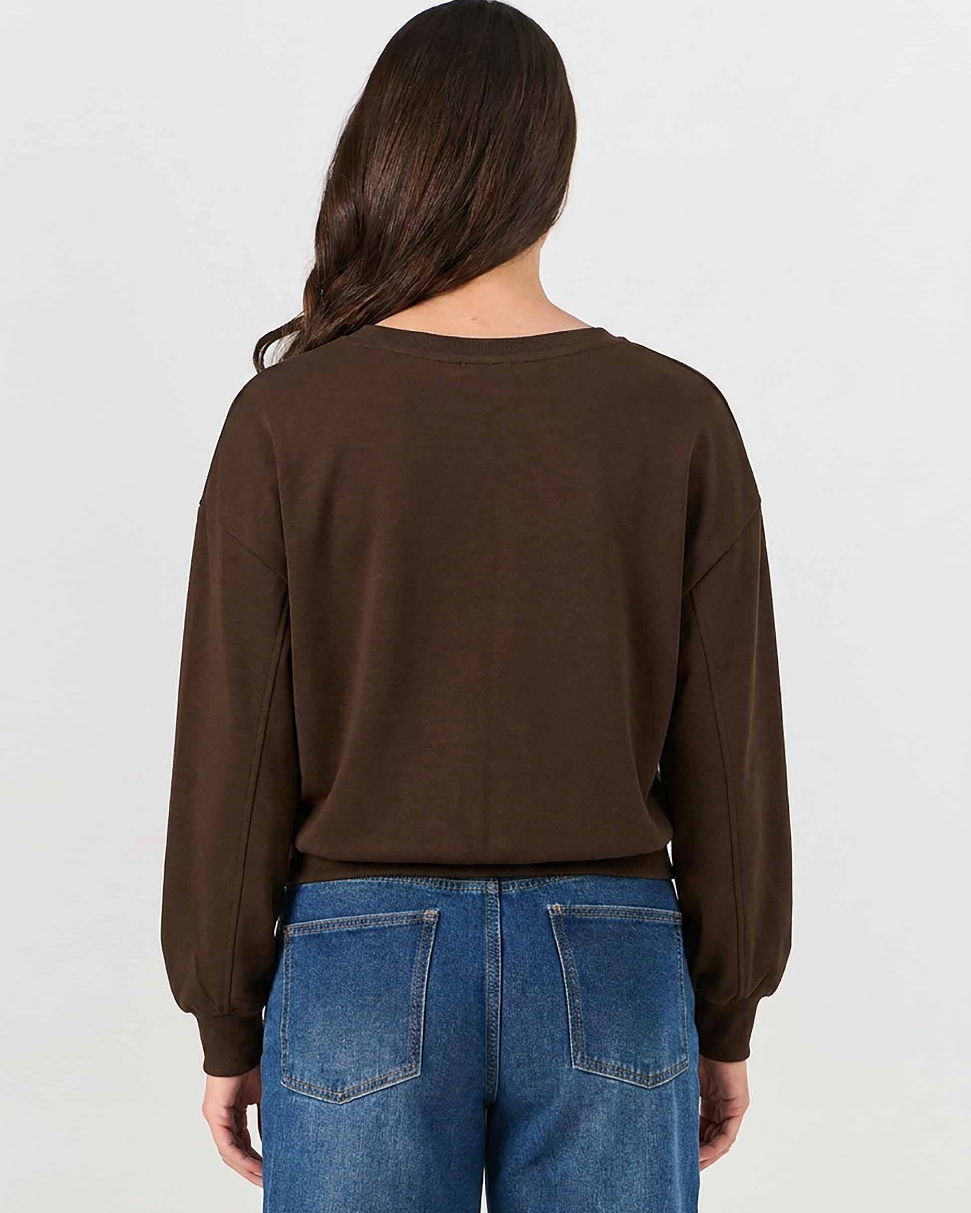 Samara Sweatshirt - Coffee Bean
