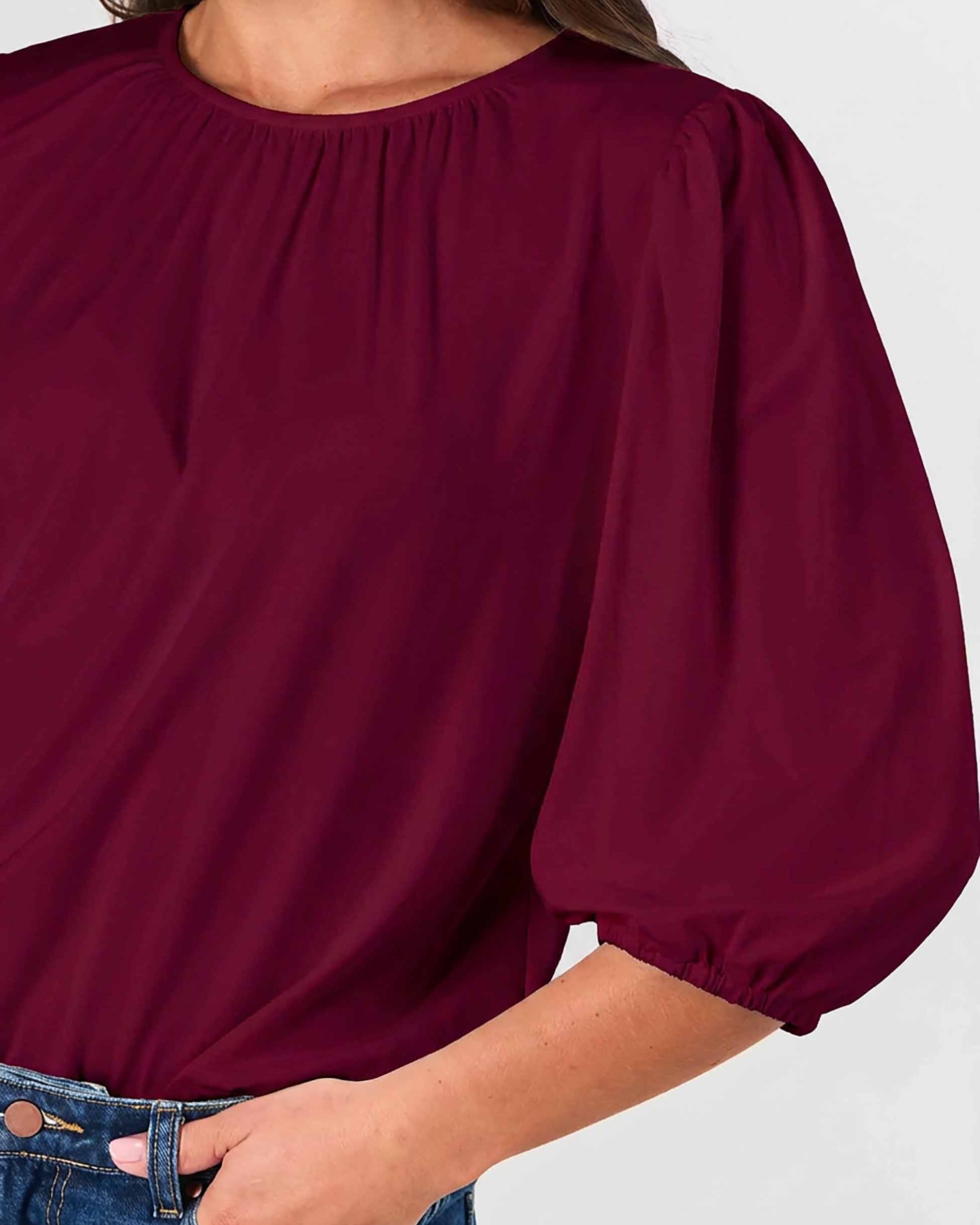 Millie Modal Top - Sangria