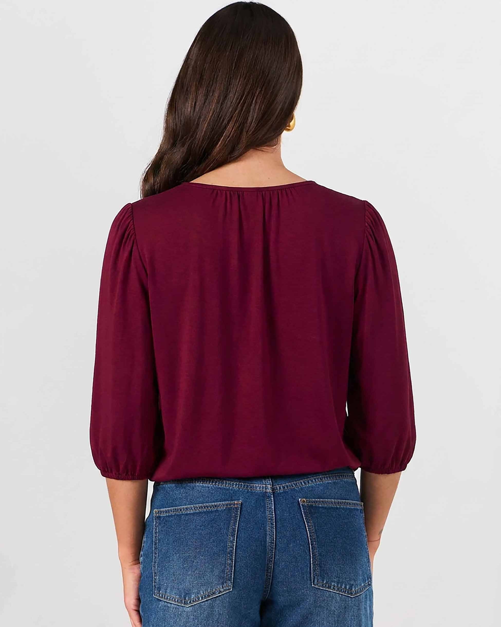 Millie Modal Top - Sangria