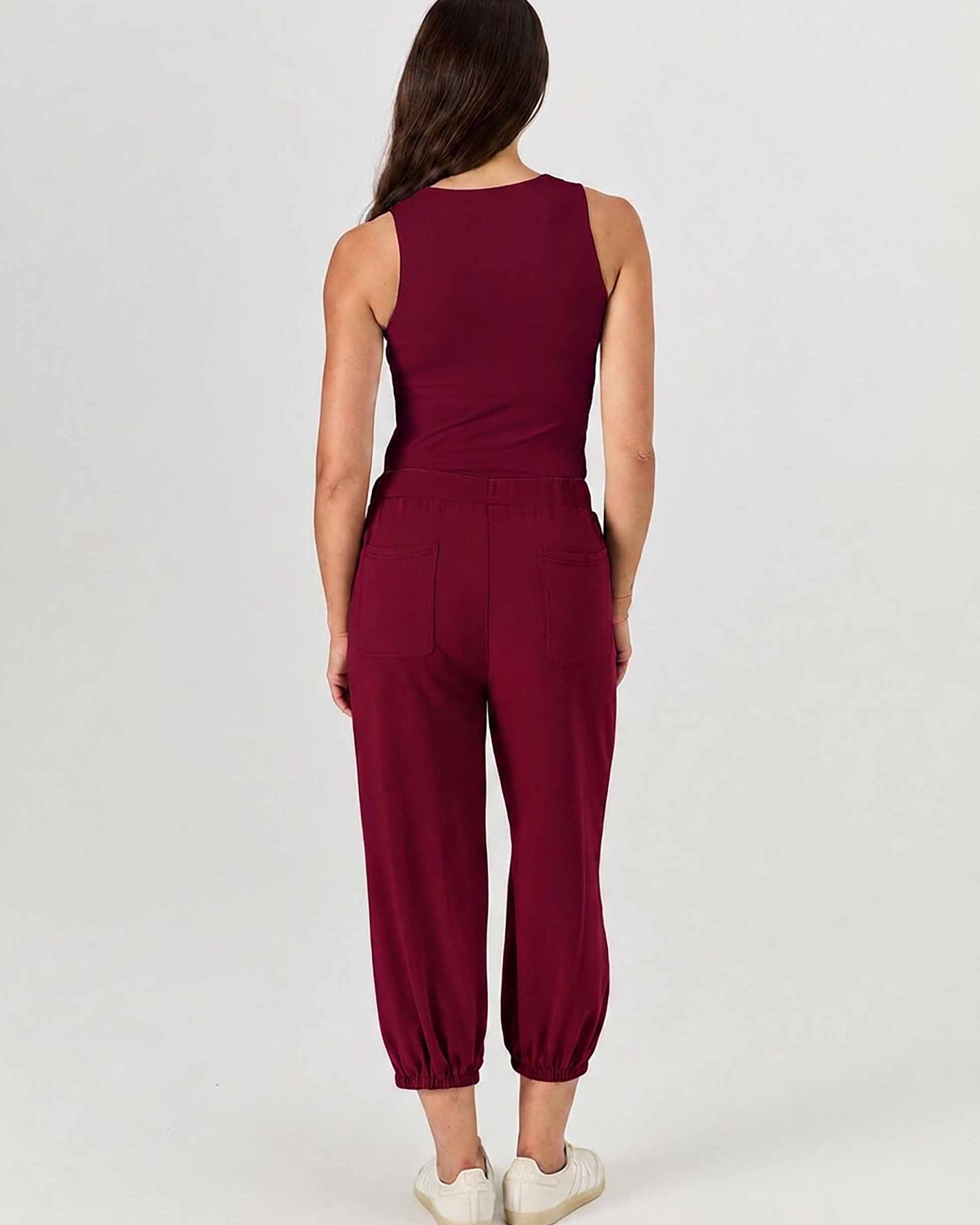 Dune Sweat Pant - Sangria