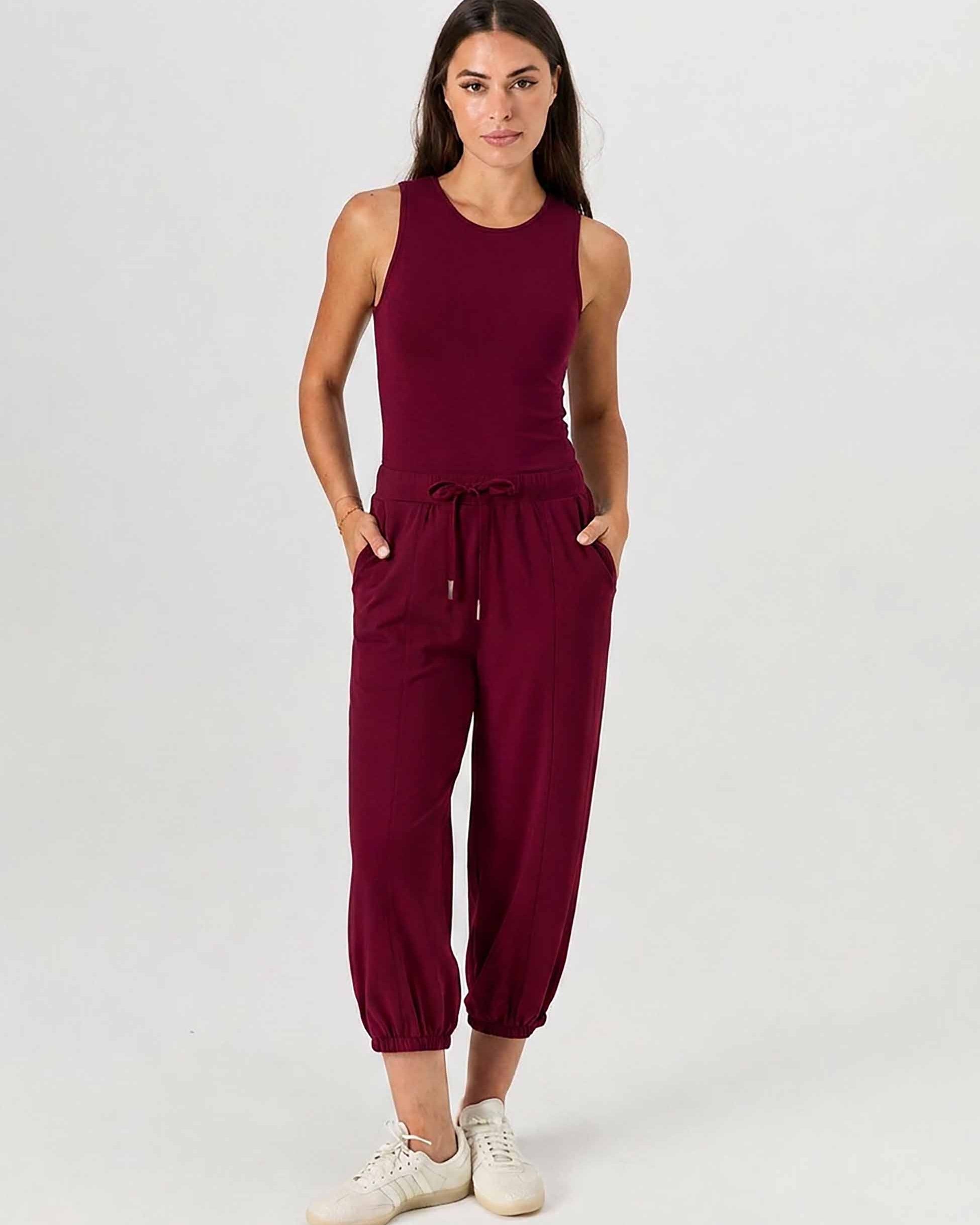 Dune Sweat Pant - Sangria