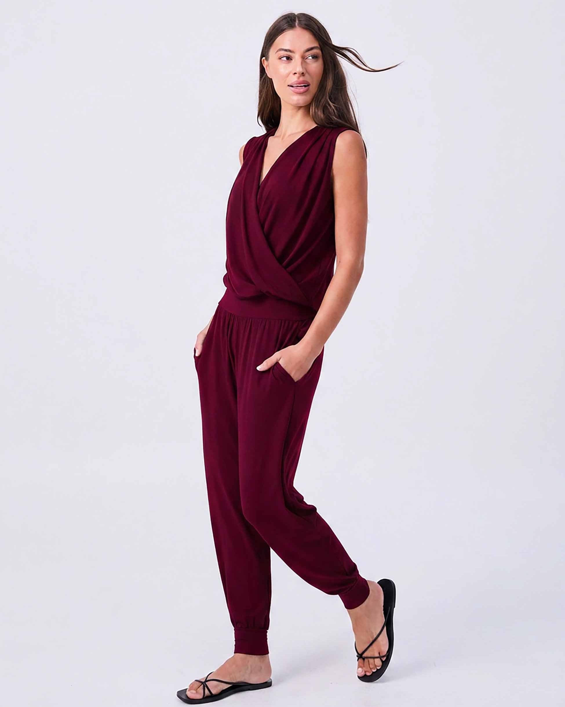 Nomad Relax Pant - Sangria