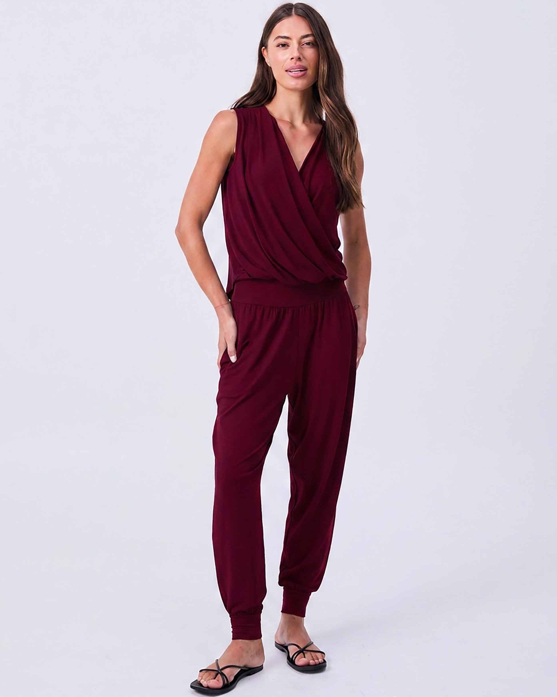 Nomad Relax Pant - Sangria