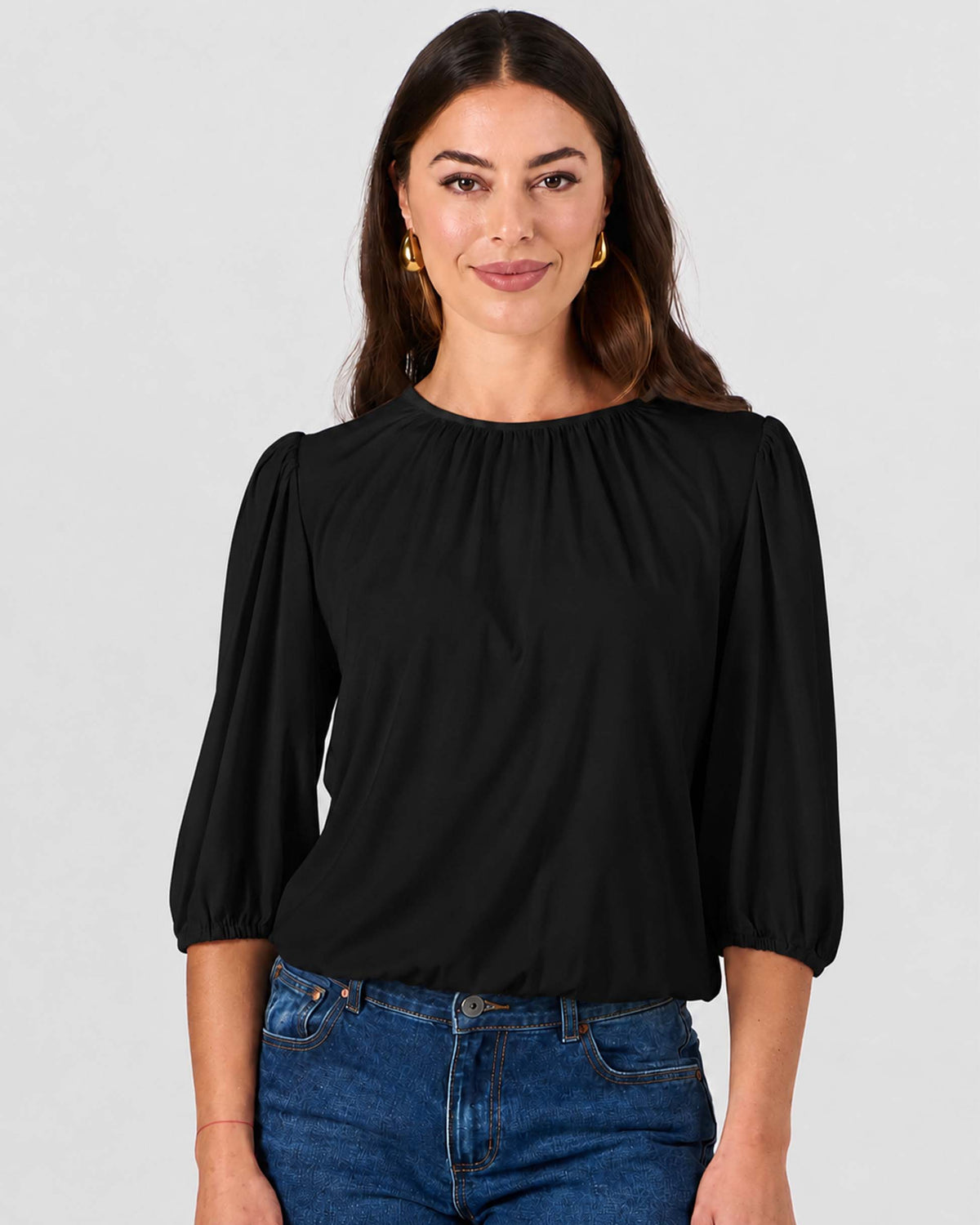 Millie Modal Top - Black
