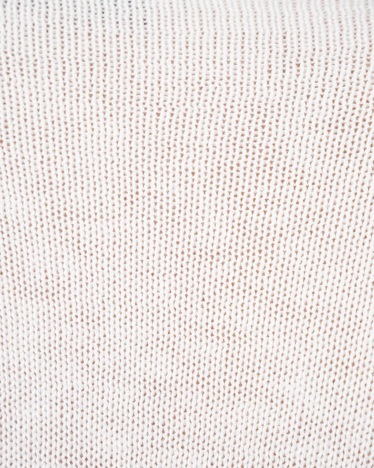 Belle Fine Knit Top - Soft White
