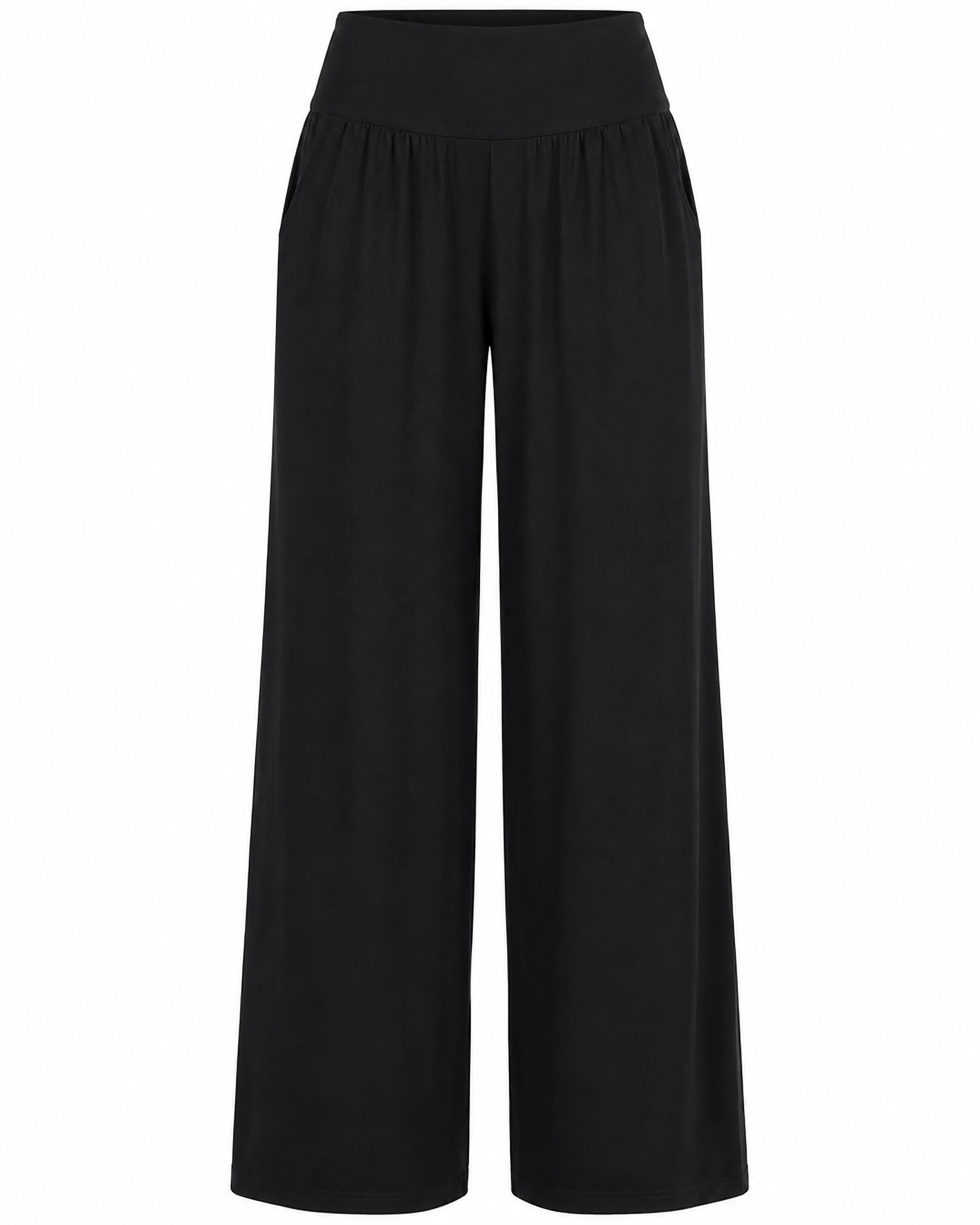 Nomad Modal Wide Leg Pant - Black