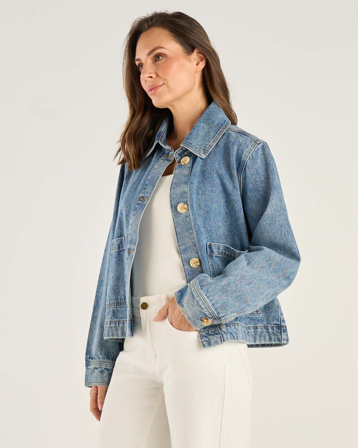 Mavi Denim Jacket - Vintage Wash Blue