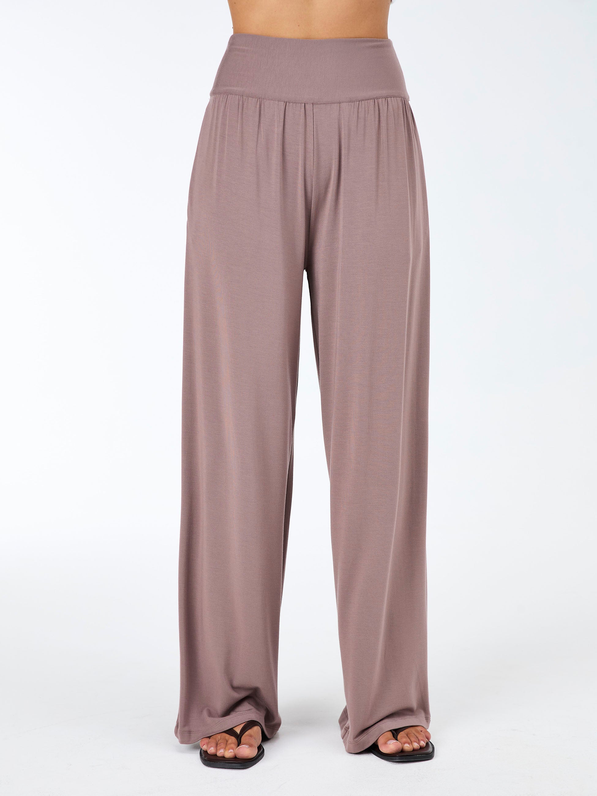 Nomad Modal Wide Leg Pant - Taupe