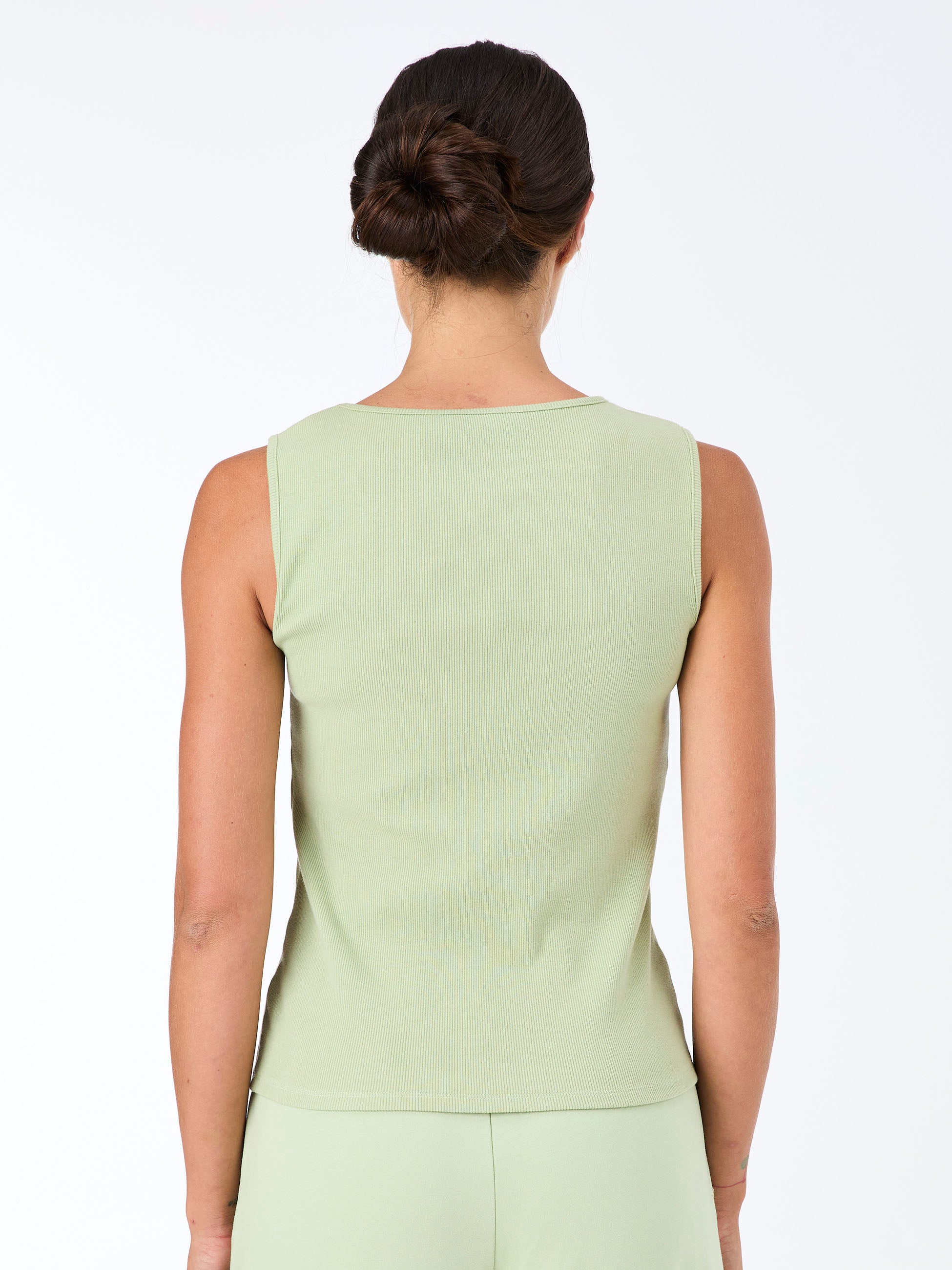 Riva Rib Tank - Matcha